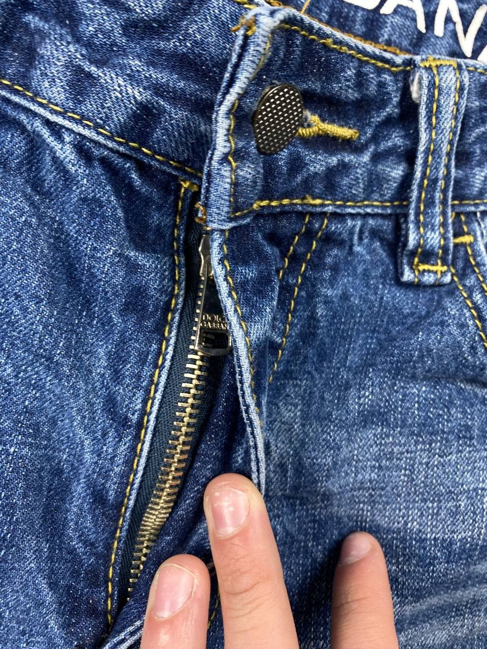 Dolce & Gabbana Dolce & Gabbana Denim Shorts Metal Logo Men Size 32 Blue Size US 32 / EU 48 - 10 Thumbnail