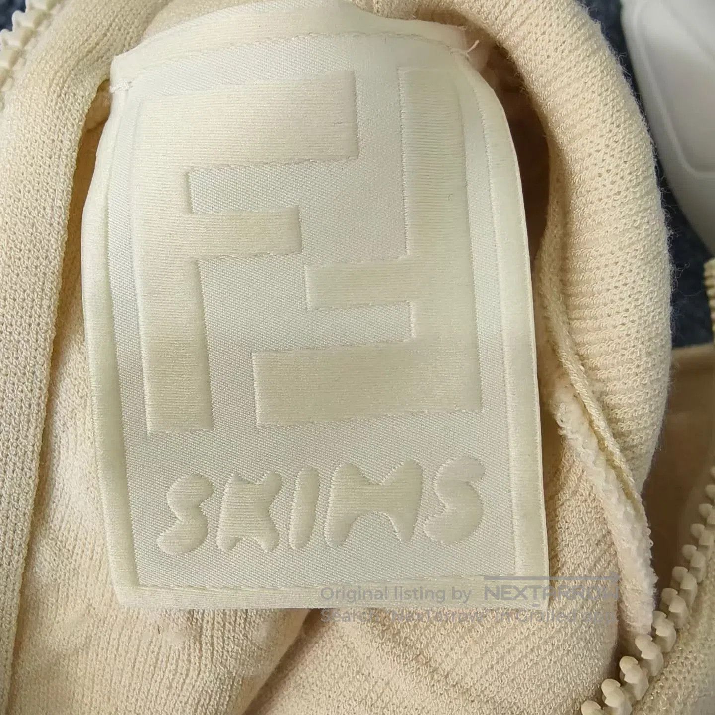 Fendi FENDI Off-White All-Over Embossed Logo Dress| Size XS / US 0-2 / IT 36-38 - 3 Thumbnail