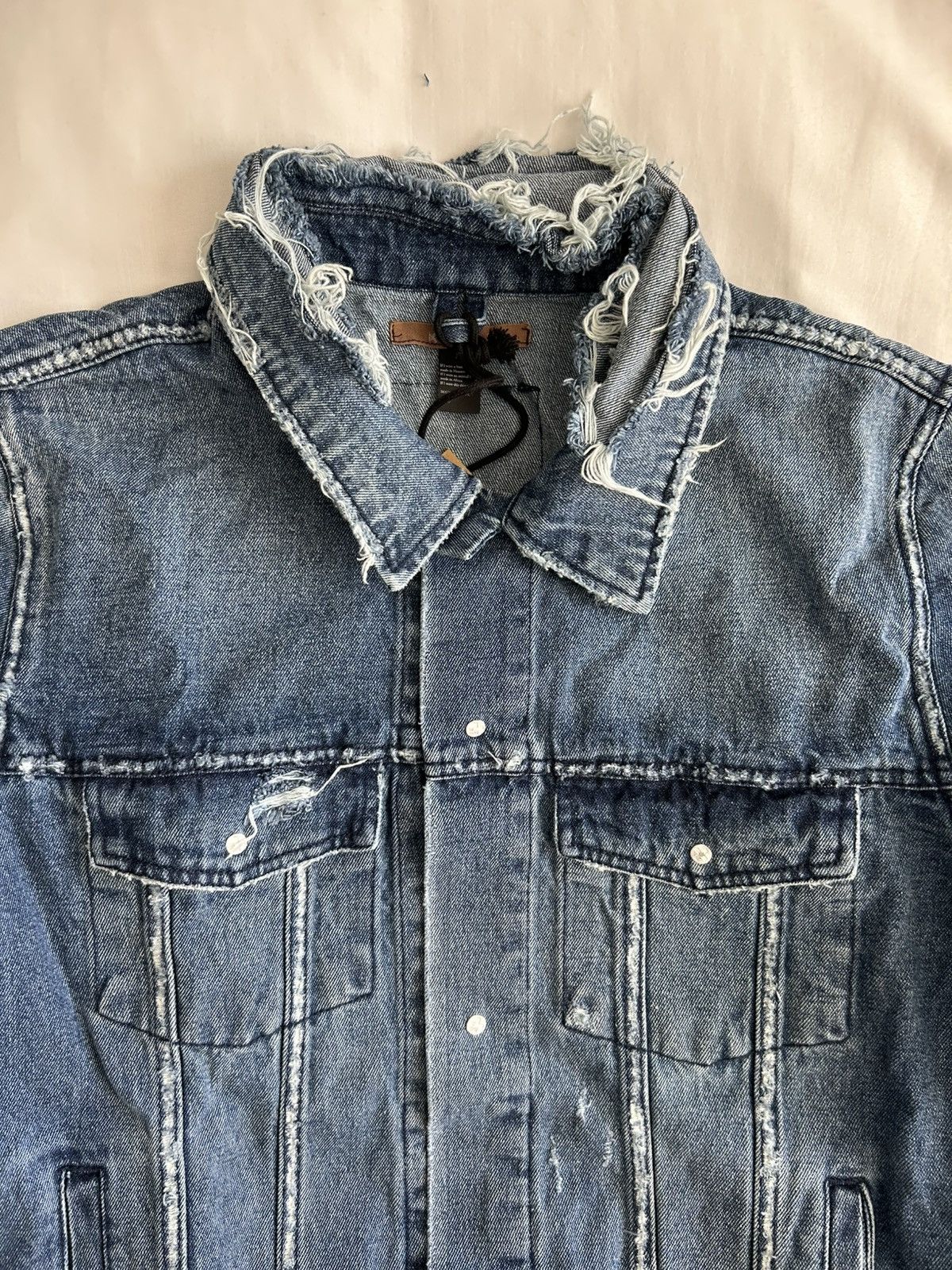 Ksubi Ksubi Distressed Classic Denim Jacket Size US XL / EU 56 / 4 - 3 Thumbnail