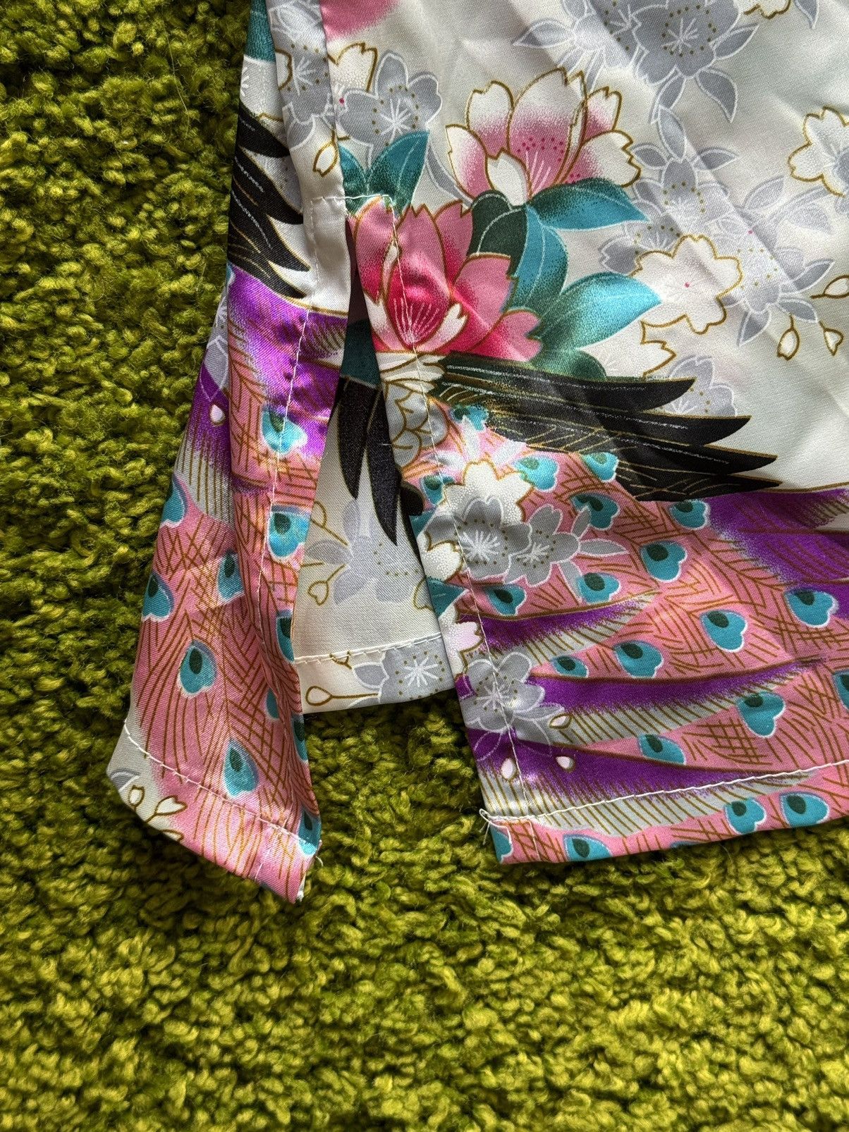 Japanese Brand × Vintage 🇯🇵 Japanese style 100% silk kimono dress Oriental village Size M / US 6-8 / IT 42-44 - 5 Thumbnail