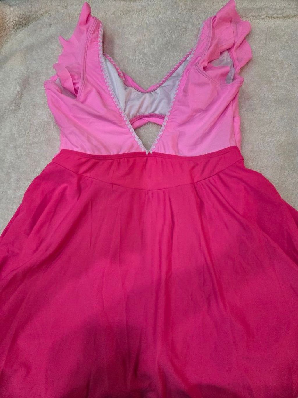 The Unbranded Brand Chic Women's Unbranded Pink One Piece Swimsuit XL Size ONE SIZE - 7 Thumbnail