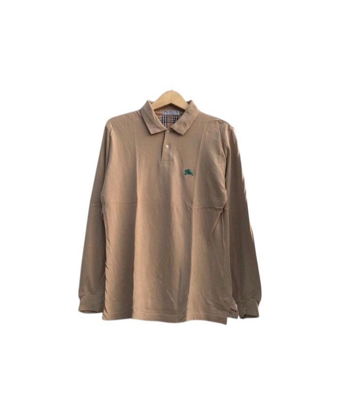 Burberry × Vintage Burberrys Long Sleeve Polos Size US L / EU 52-54 / 3 - 1 Thumbnail