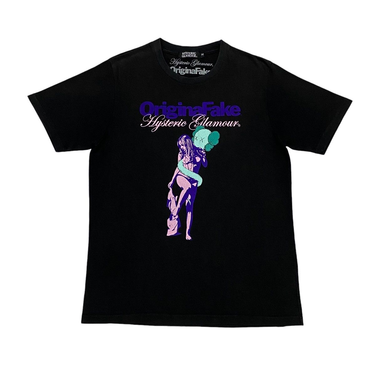 初期 HYSTERIC GLAMOUR 髑髏 ダメージ T シャツ アーカイブ Hysteric Glamour × Japanese Brand × Original Fake Hysteric