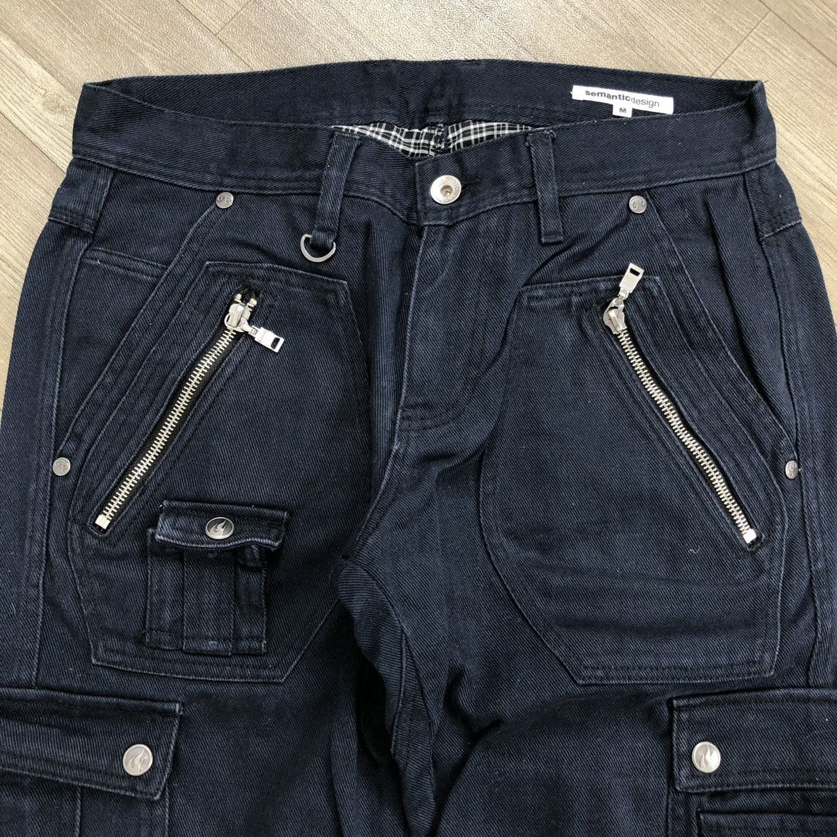 If Six Was Nine × Le Grande Bleu (L.G.B.) × semanticdesign 2000s Semantic Design Bondage Multipocket Cargo Pants LGB Size US 32 / EU 48 - 5 Thumbnail