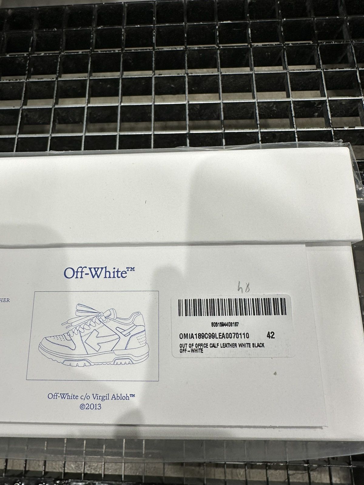 Off-White Off White Out Of Office Black White Sneaker Size US 9 / EU 42 - 7 Thumbnail