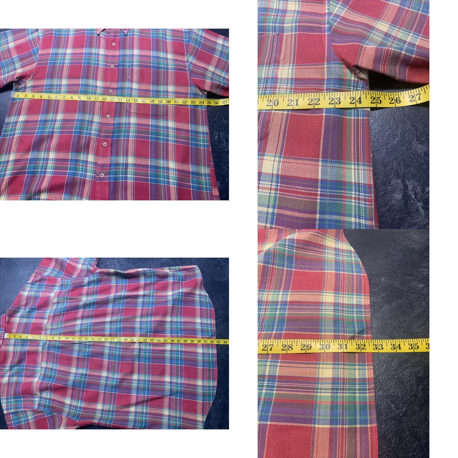 Gant GANT Men's Large Plaid Oxford Shirt Long Sleeve Button-Up Casual Cotton Multi-Color Size US L / EU 52-54 / 3 - 8 Thumbnail