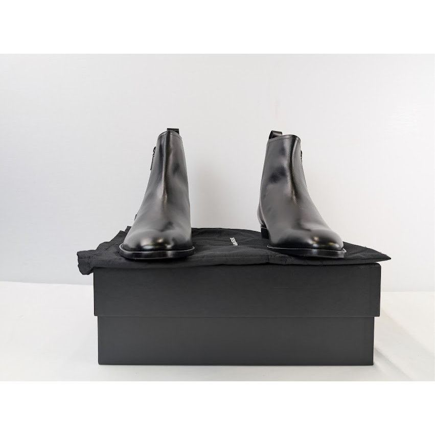 Saint Laurent Paris o1rshd1 Leather Shezan Wyatt 30 Chelsea Boots in Nero Size US 10.5 / EU 43-44 - 19 Thumbnail