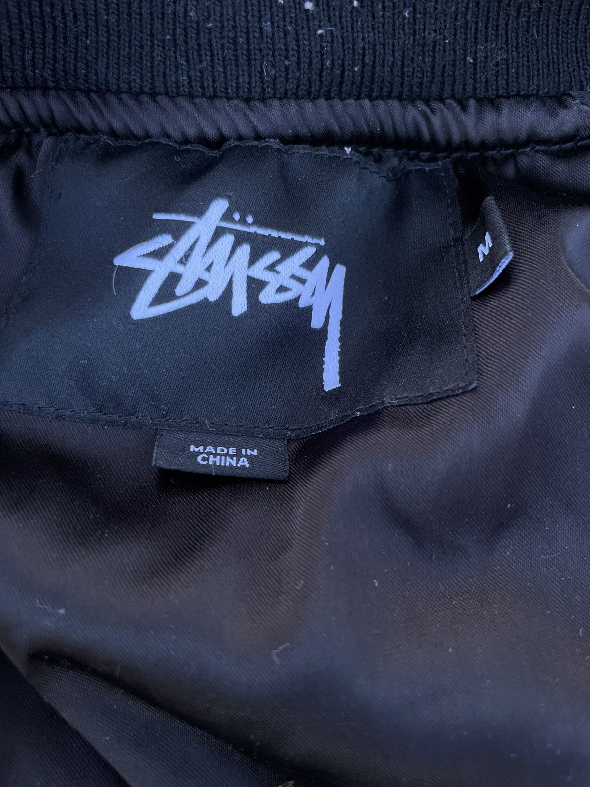 Stussy Quilted Palm Tree Bomber Jacket Size US M / EU 48-50 / 2 - 4 Thumbnail