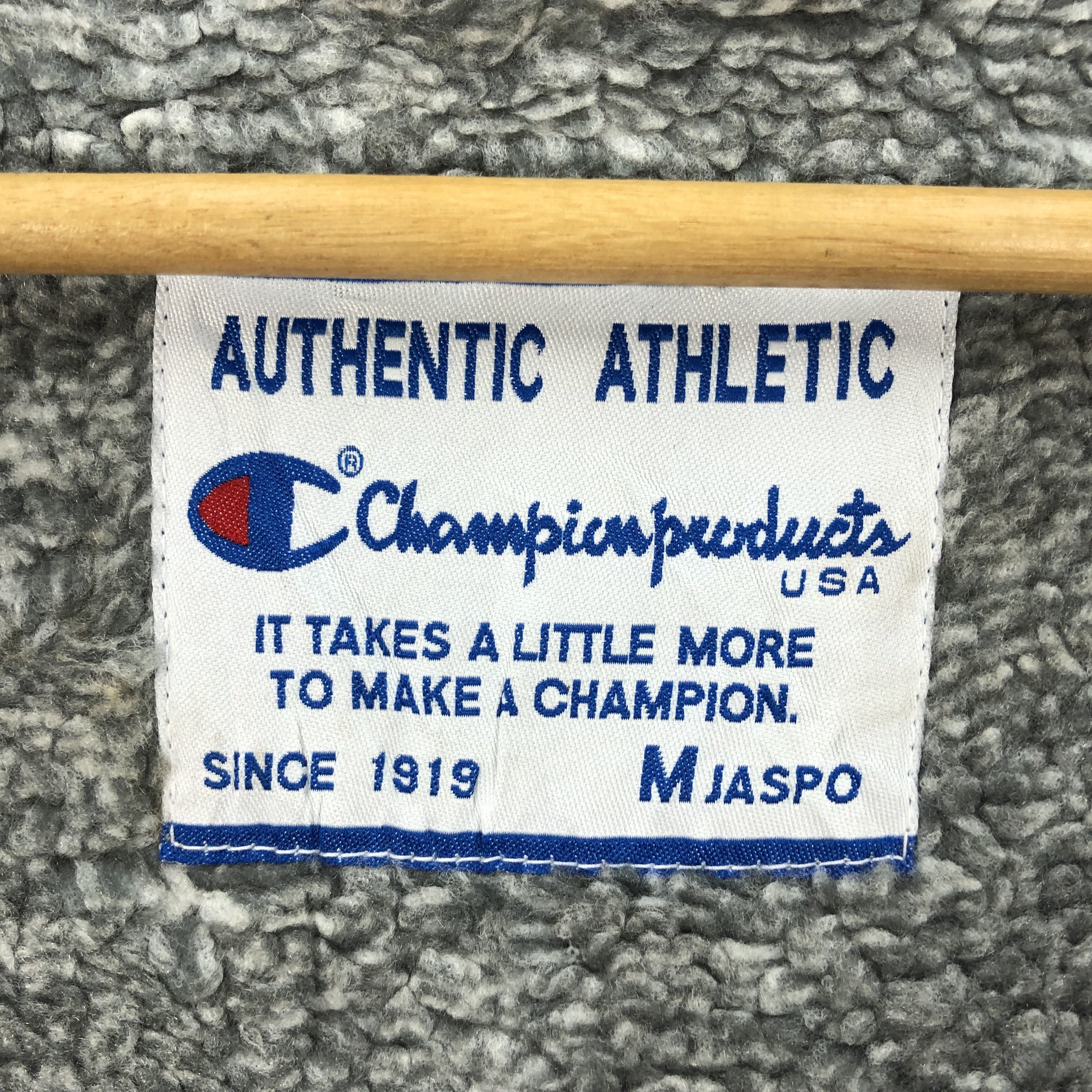 Champion × Vintage Vintage 90s Champion Long Coach Fleece Hoodie Jacket Size US M / EU 48-50 / 2 - 11 Thumbnail