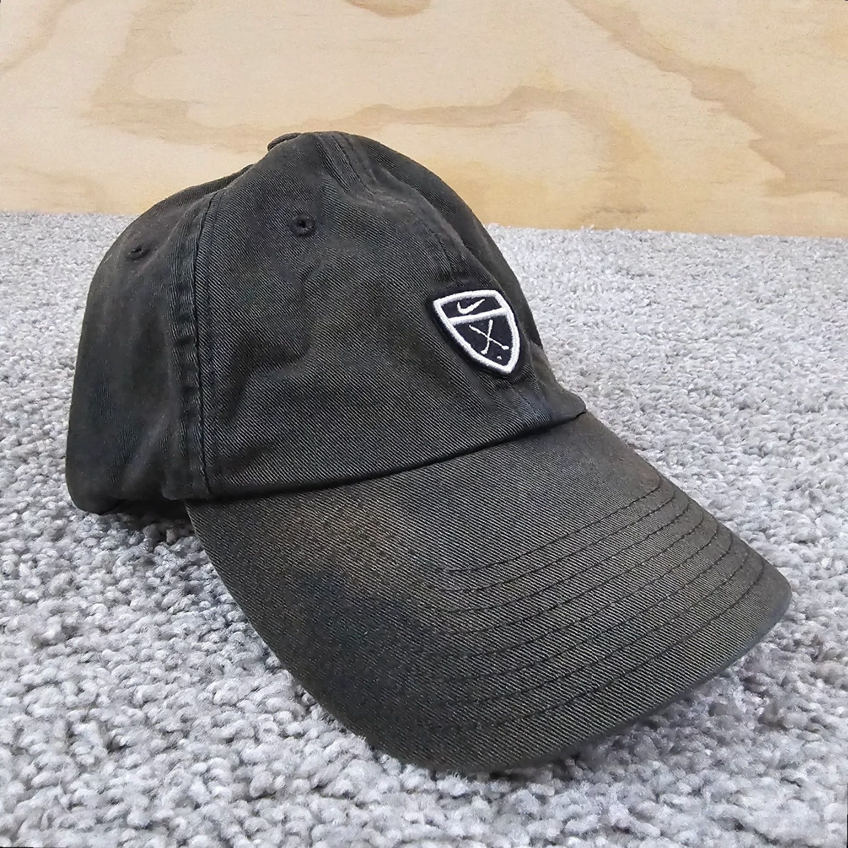 Nike Nike Cap Hat Baseball Adjustable One Size Black Swoosh Mens/Womens Cap Size ONE SIZE - 3 Thumbnail