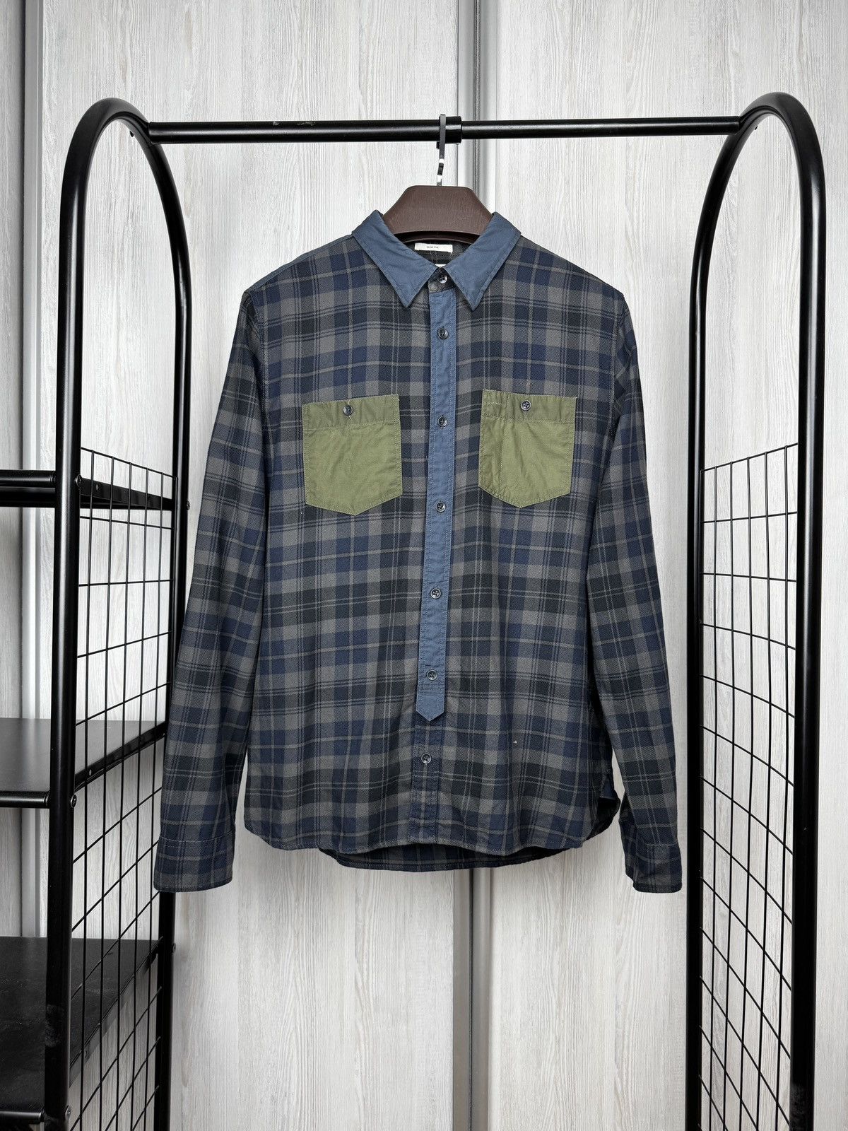 Allsaints Allsaints Spitalfields Slim Fit Admindsen LS Checkered shirt Size US M / EU 48-50 / 2 - 1 Thumbnail