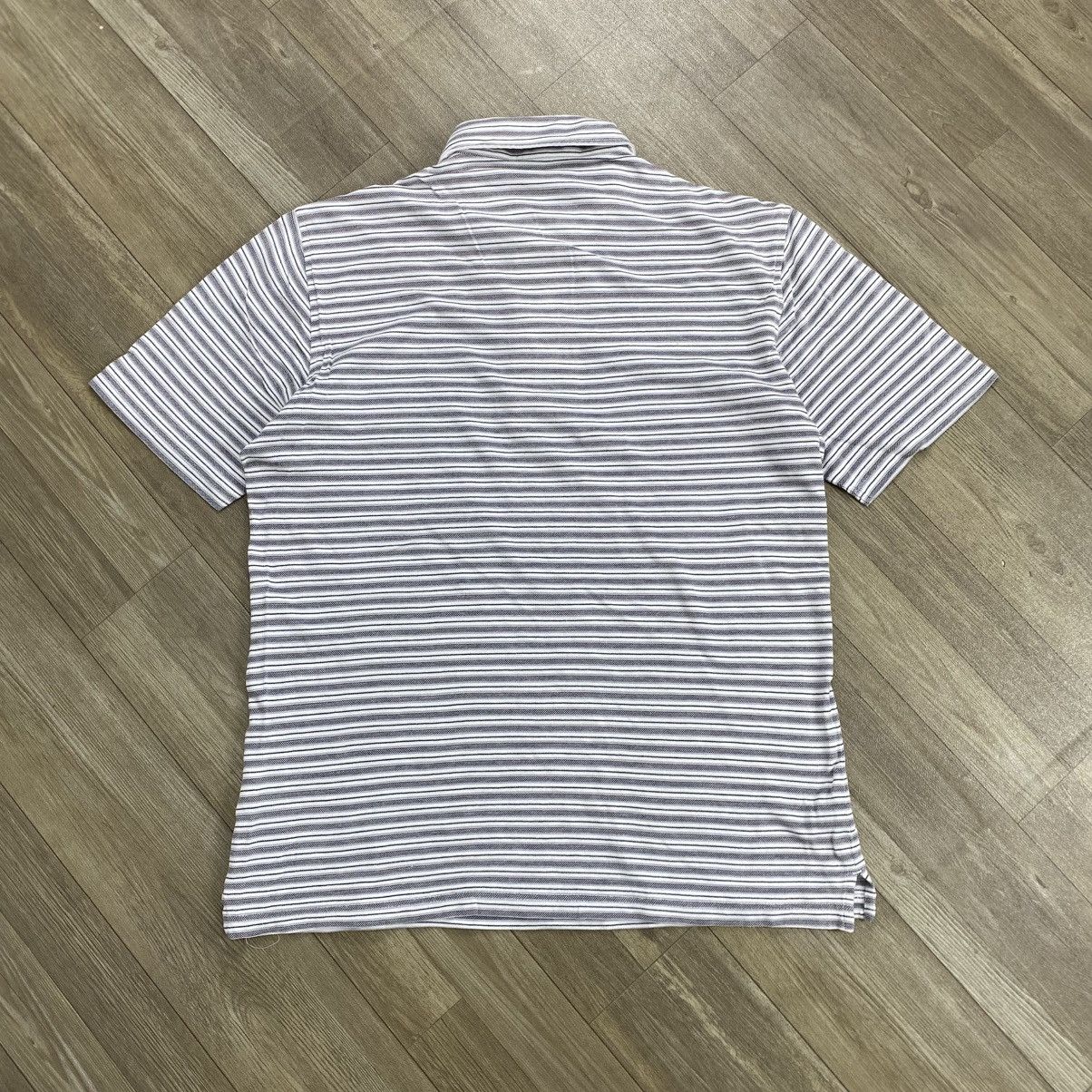 Burberry Vintage Burberry London Embroidery Logo Striped Polo Shirt Size US M / EU 48-50 / 2 - 10 Thumbnail