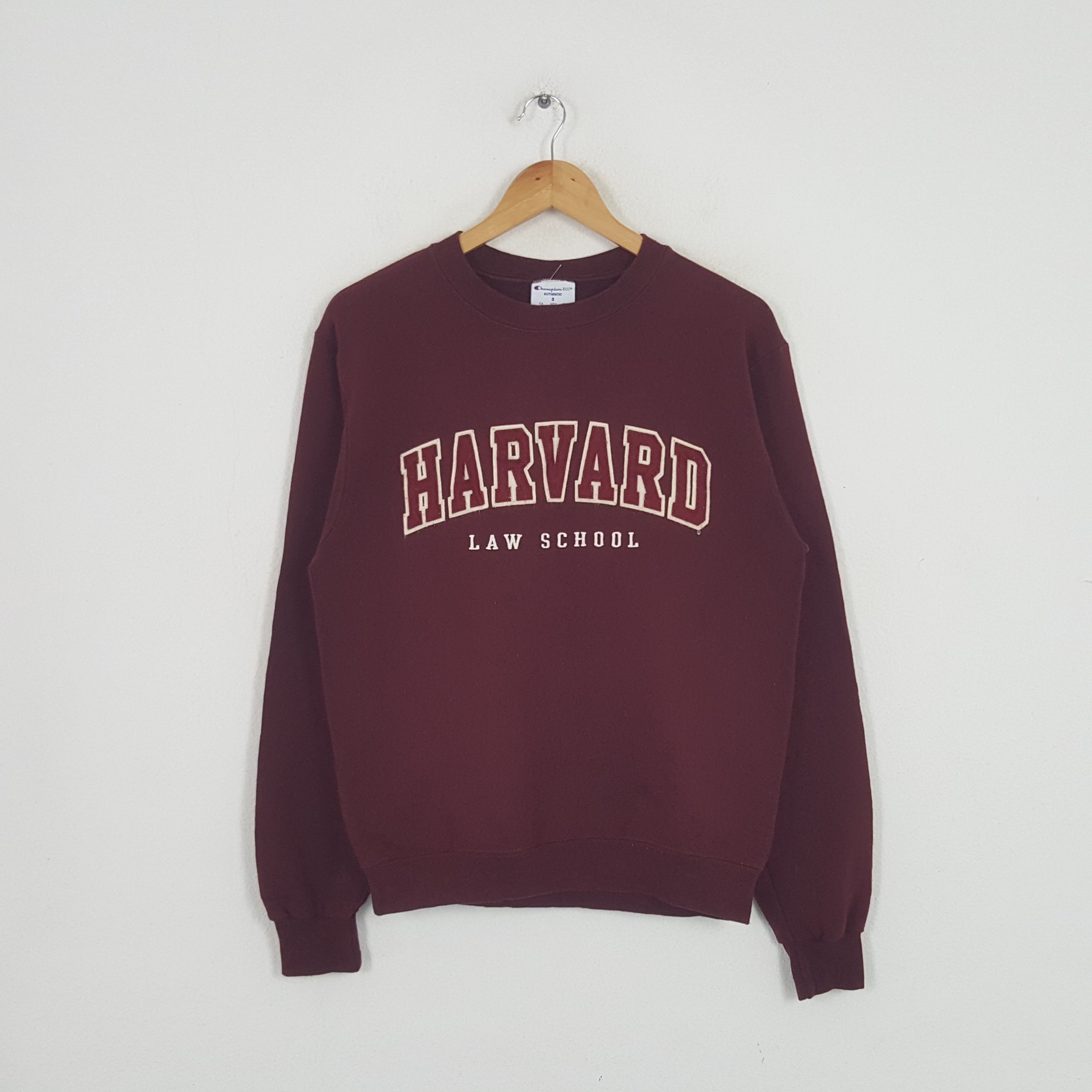 Champion × Vintage Vintage Champion X Harvard Law School University Sweatshirt Size US S / EU 44-46 / 1 - 1 Thumbnail