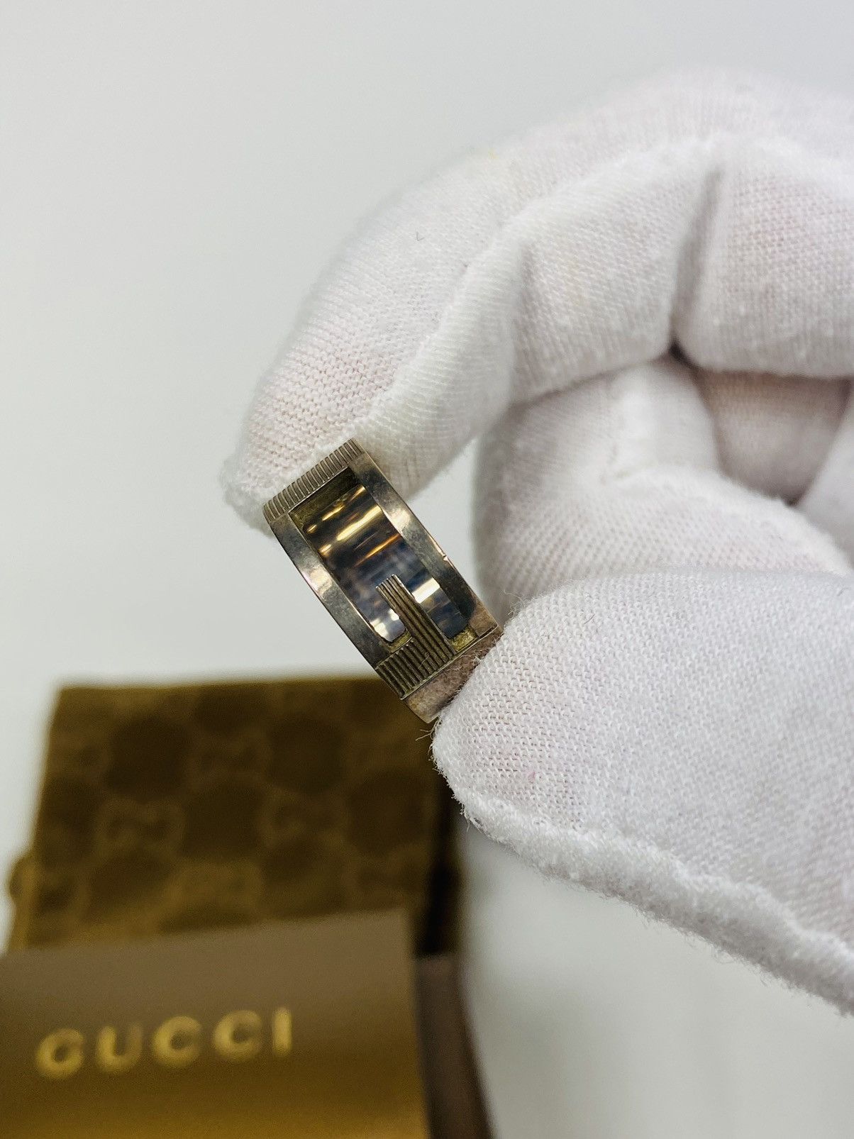 Gucci Gucci .925 Silver G Ring Size IT 8 Size ONE SIZE - 6 Thumbnail