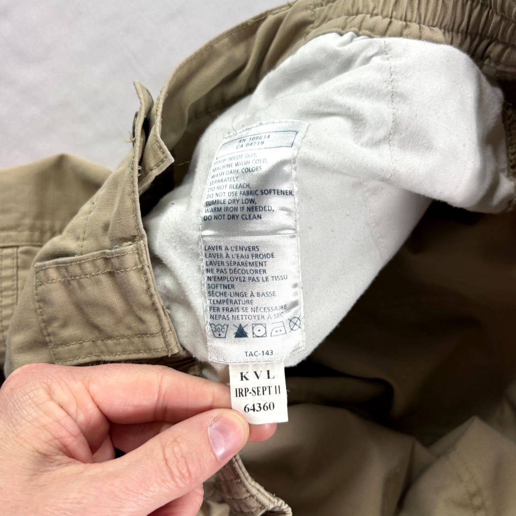 Vintage 5.11 Tactical Pants Womens Size 8 Beige Cargo Taclite Pro Ripstop Utility Pants Women Beige 5.11 Tactical XX Size 30" / US 8 / IT 44 - 5 Thumbnail