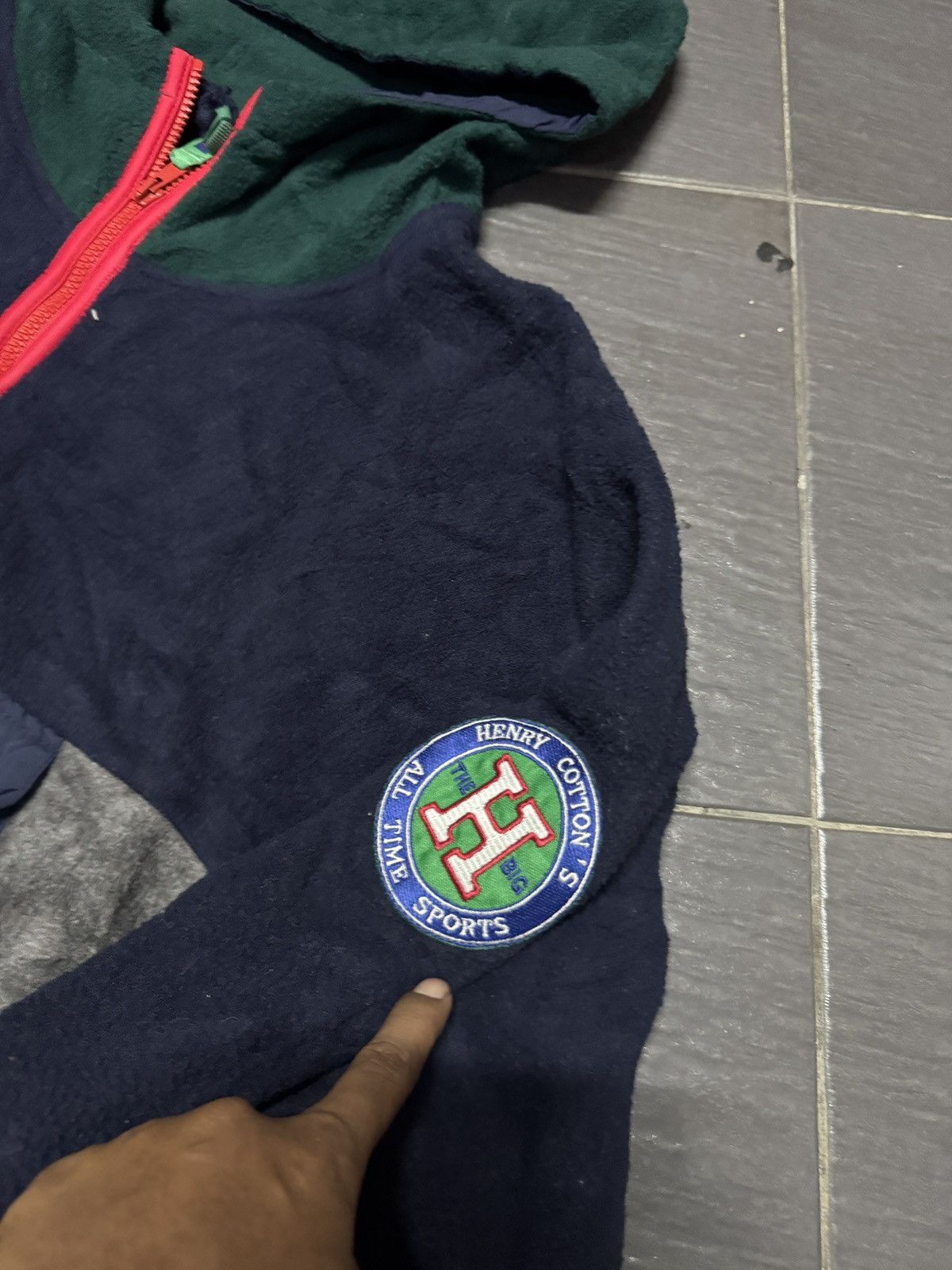 Henry Cotton's × Vintage Henry Cottons half zip pocket fleece jacket Size US L / EU 52-54 / 3 - 3 Thumbnail