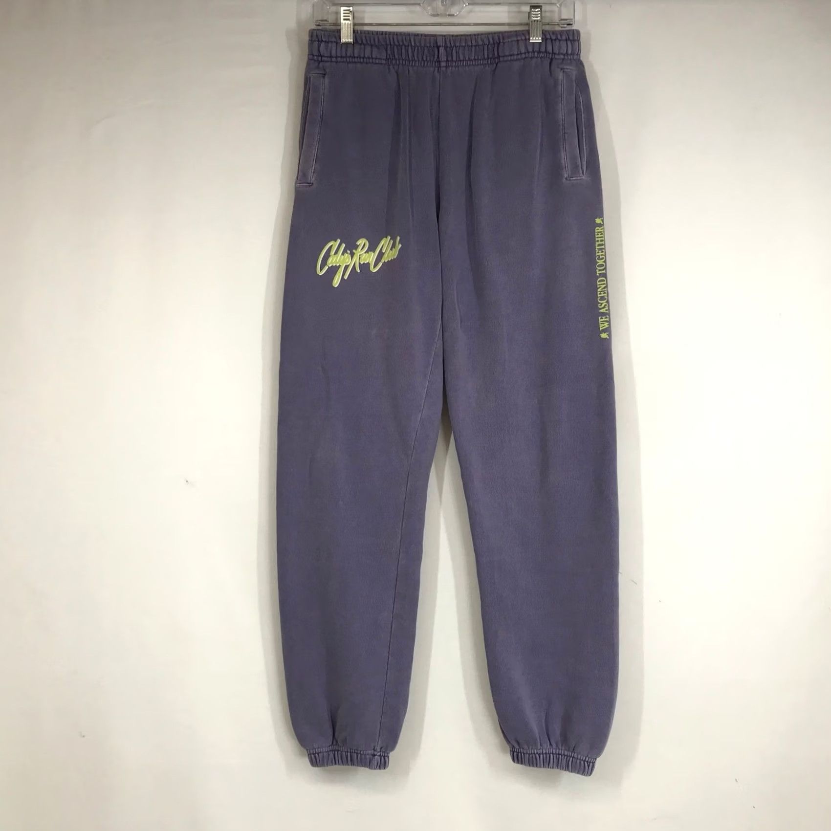 Logo 7 Codys Run Club Sweatpants Joggers Purple Washed Womens Size Small Logo Size 28" / US 6 / IT 42 - 2 Thumbnail
