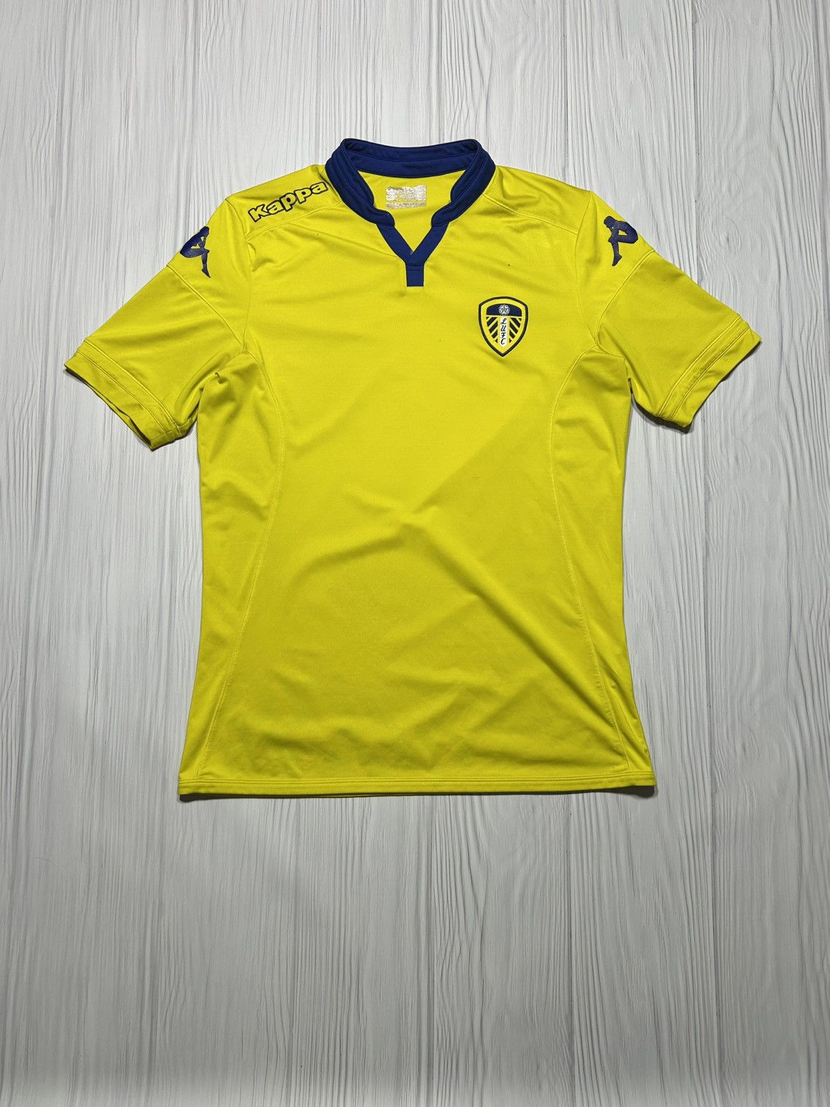 Kappa 2015/2017 Kappa Leeds United Football Shirt Soccer Jersey Size US L / EU 52-54 / 3 - 1 Thumbnail