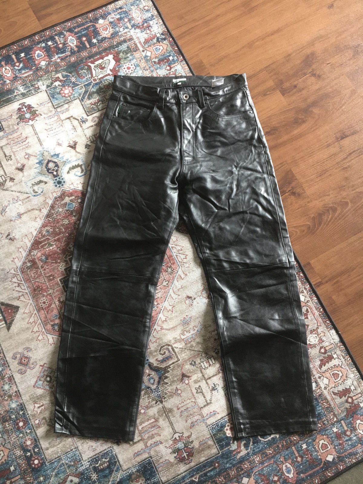 パンツ PAUL SMITH / cow leather pants Paul Smith Leather Pants