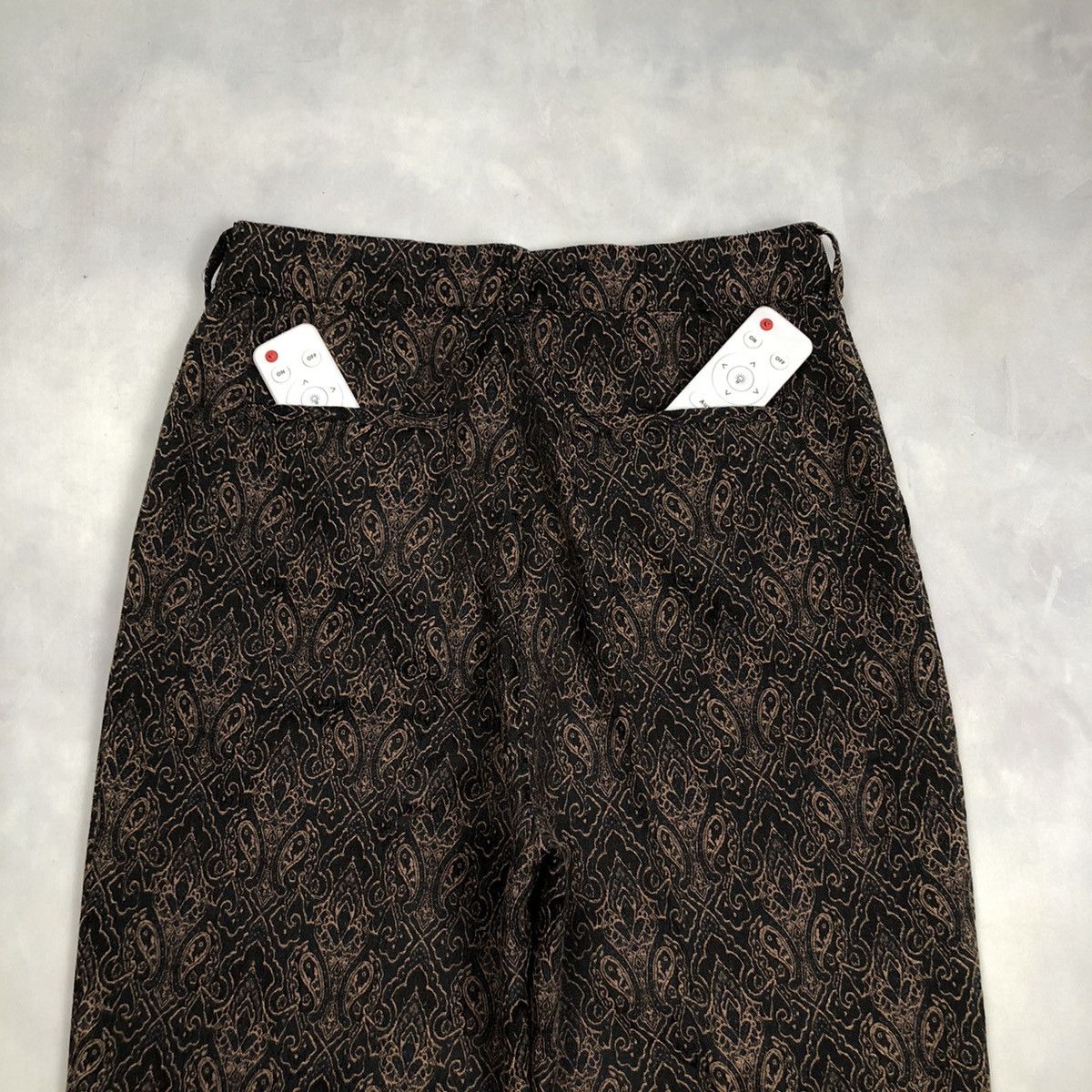 Japanese Brand JPG Style Paisley Pattern Jeanasis Pants Size US 28 / EU 44 - 6 Thumbnail