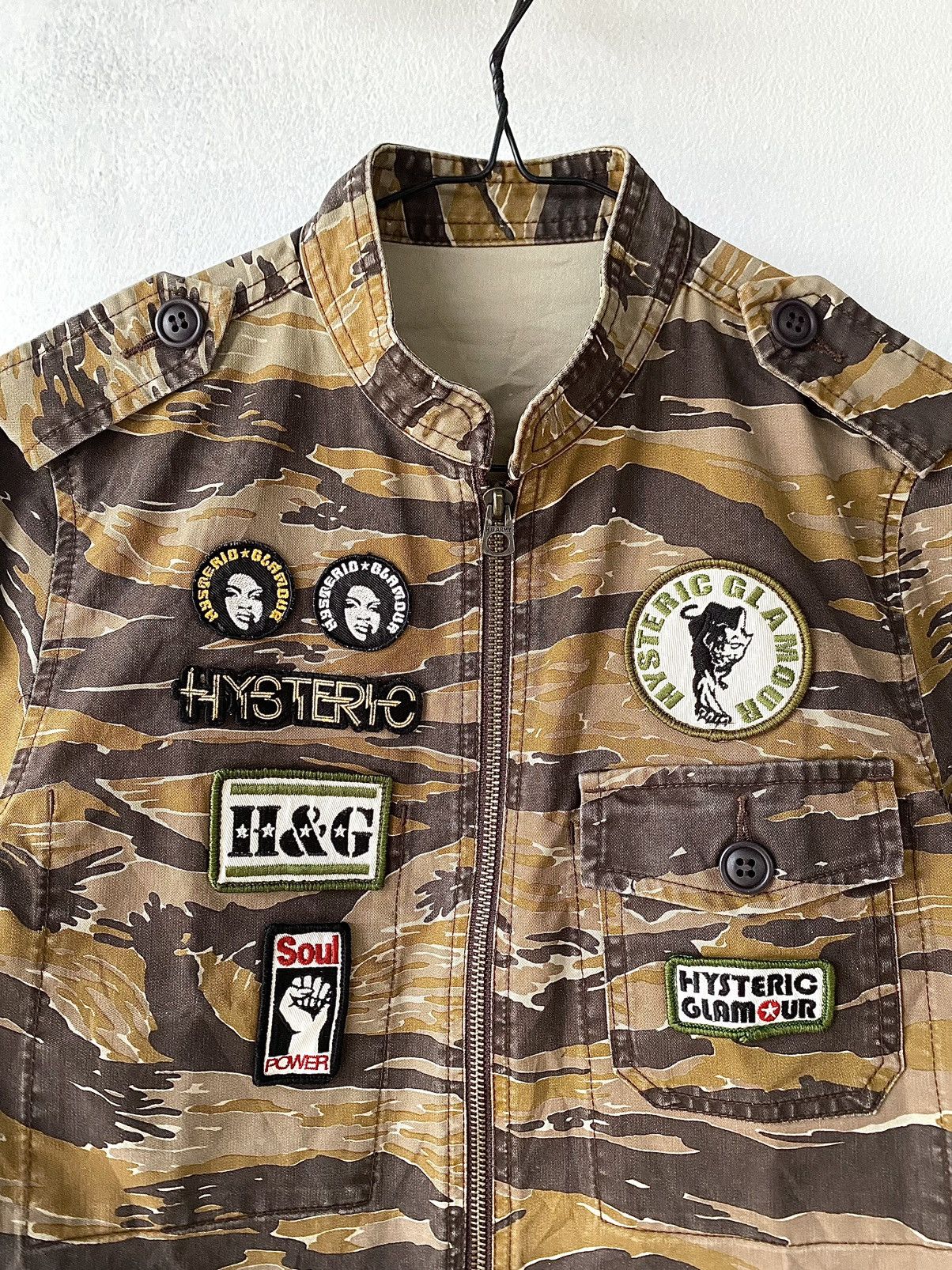 Hysteric Glamour Hysteric style camouflage tigerstripe light jacket Size US S / EU 44-46 / 1 - 2 Thumbnail