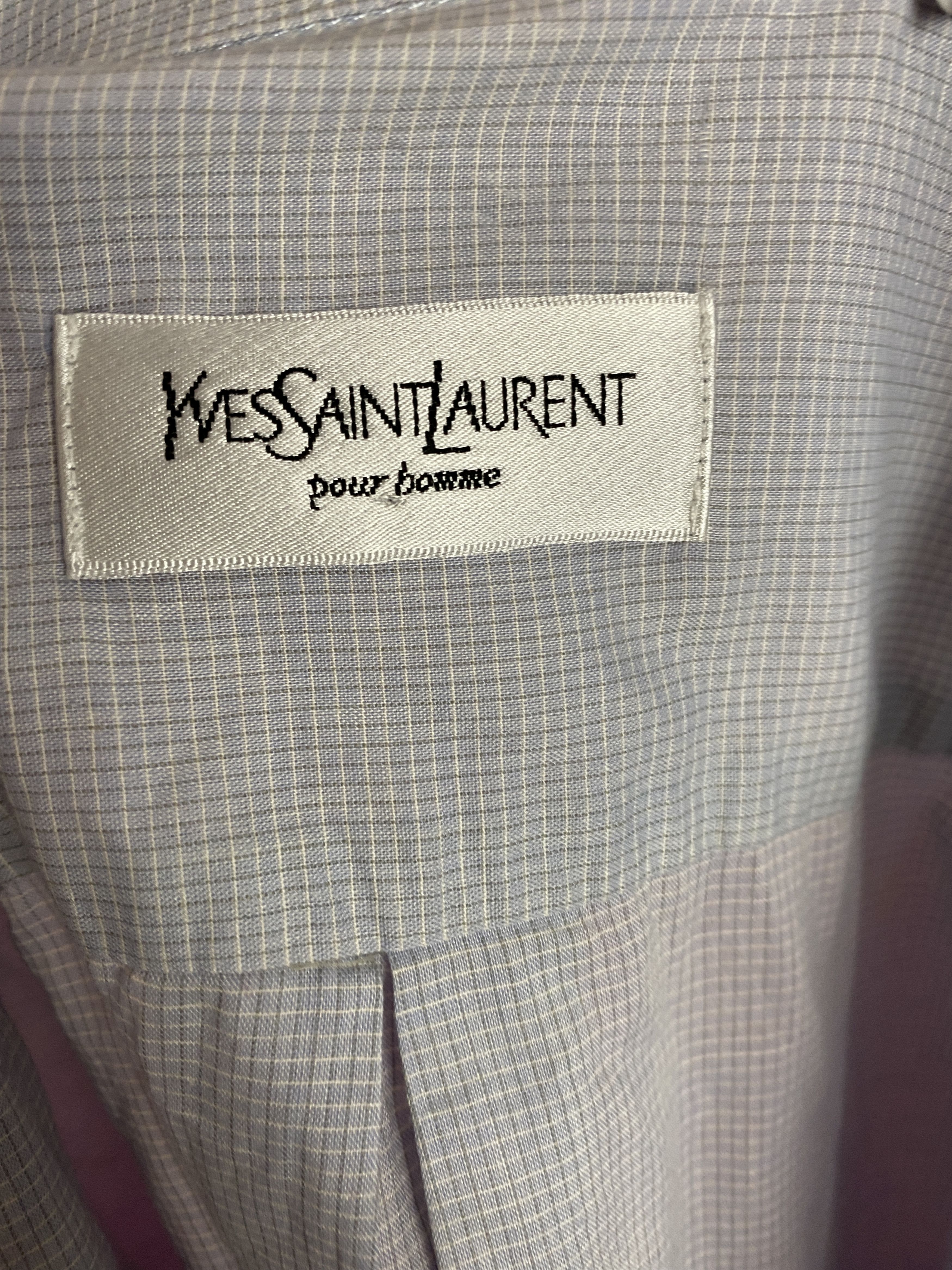 Yves Saint Laurent Yves Saint Laurent Vintage Men's Short Sleeve Shirt - XL Size US XL / EU 56 / 4 - 6 Thumbnail