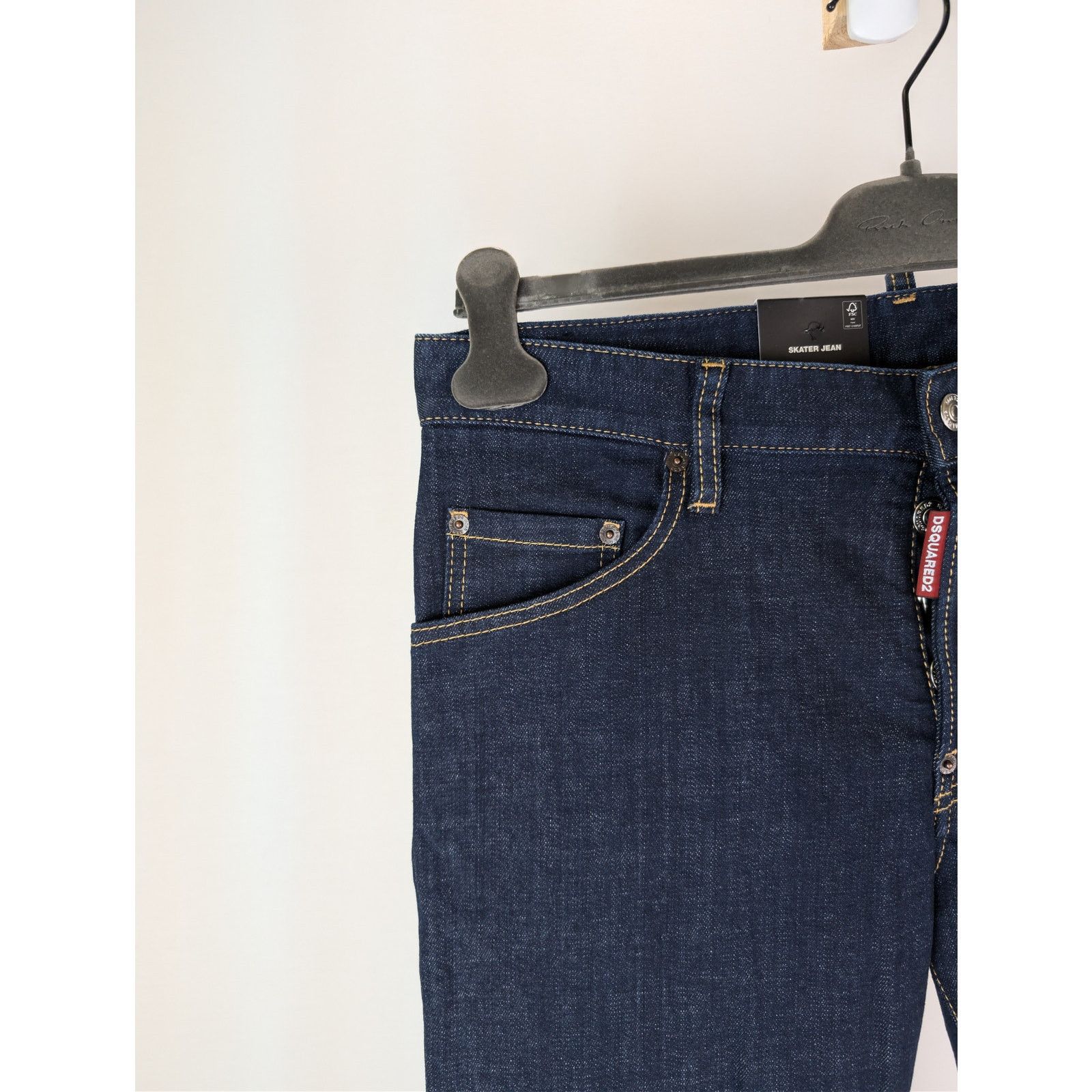 Dsquared2 o1rshd1 Denim Skater Jean in Blue Size US 32 / EU 48 - 5 Thumbnail