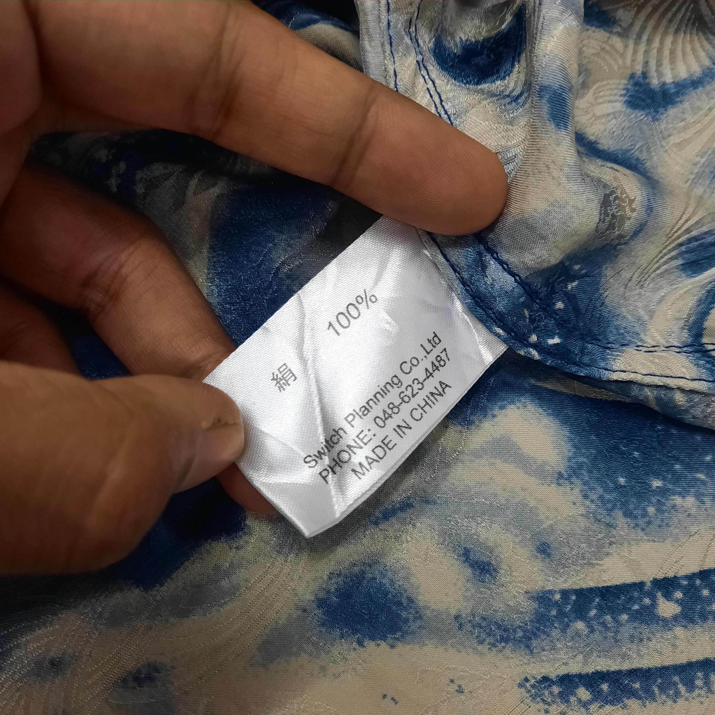 Sun Surf 🔥Japanese classic script carp fish sukajan shirt Size US M / EU 48-50 / 2 - 6 Thumbnail