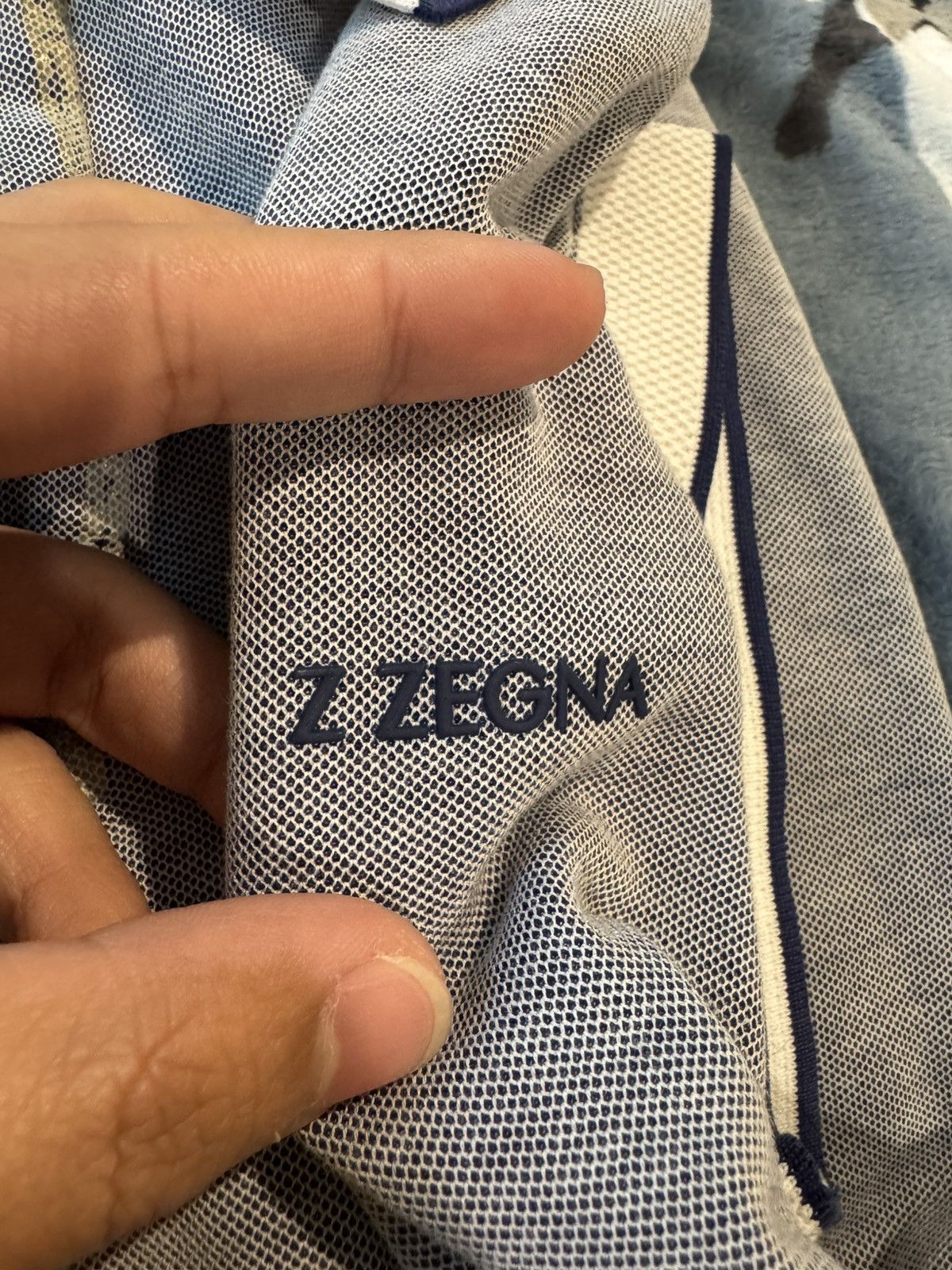 Z Zegna Z Zegna Zip Up Polo Size US L / EU 52-54 / 3 - 5 Thumbnail