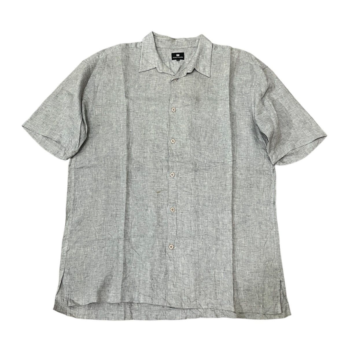 Issey Miyake IM Issey Miyake - Linen Open Collar Shirt Ifsixwasnine Size US L / EU 52-54 / 3 - 1 Thumbnail