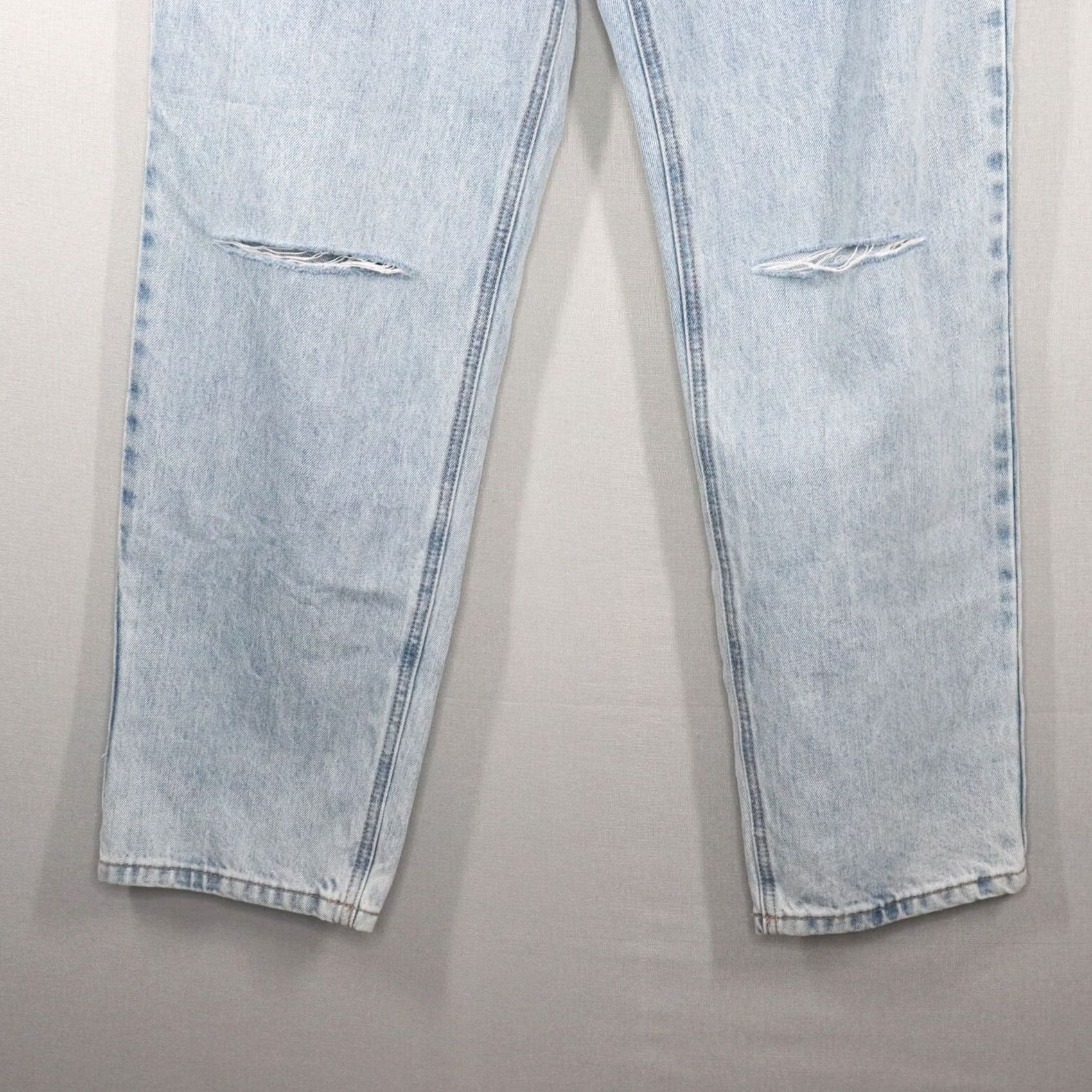 English Factory English Factory Denim Women Size 31 Distressed Mom Jeans High Rise Size 24" / US 00 / IT 34 - 4 Thumbnail