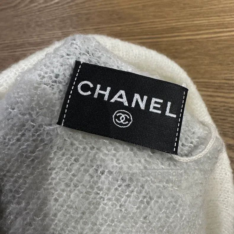 Chanel Chanel Embroidered Logo Cashmere Line Cap Size ONE SIZE - 3 Thumbnail