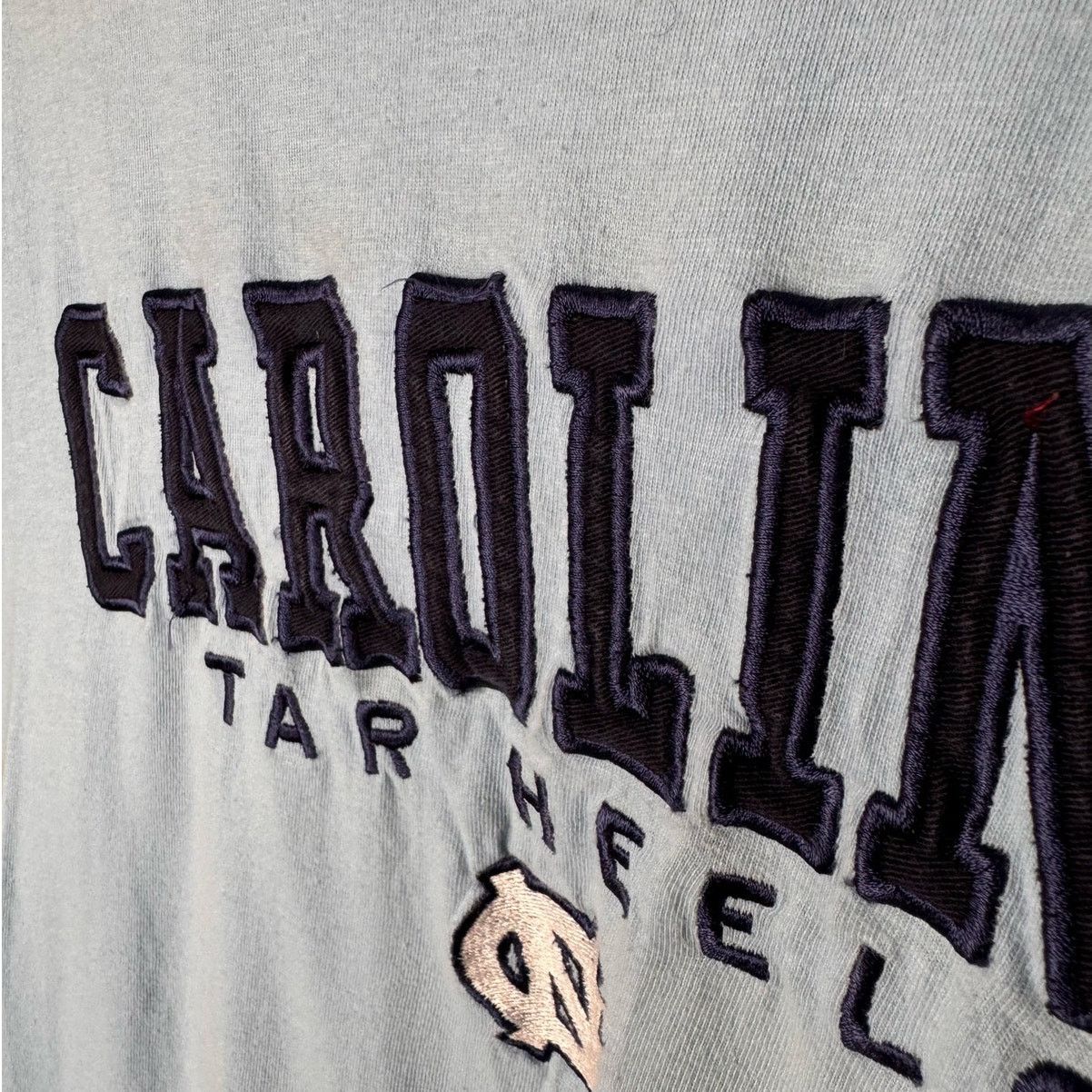 Vintage VTG 90s Carolina Tar Heels T Shirt Sz M UNC College Blue Size US M / EU 48-50 / 2 - 6 Thumbnail