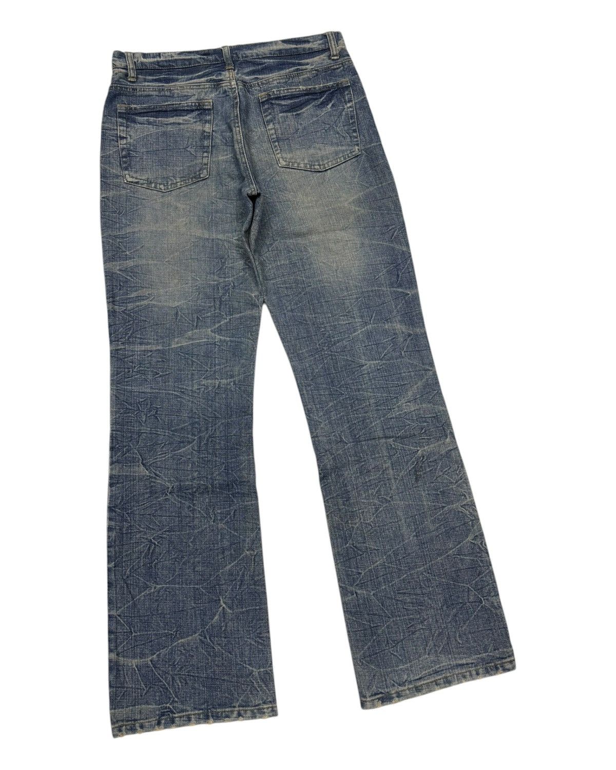 Hysteric Glamour × Japanese Brand × Vintage VINTAGE FLARED JEANS DISTRESS RIPPED JEANS Size US 32 / EU 48 - 9 Thumbnail