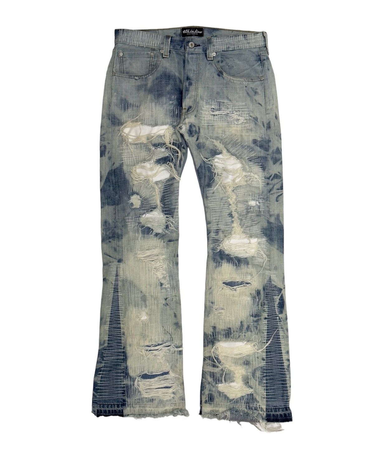 image of Levis Waves Flared Denim in Blue, Men's (Size 32)