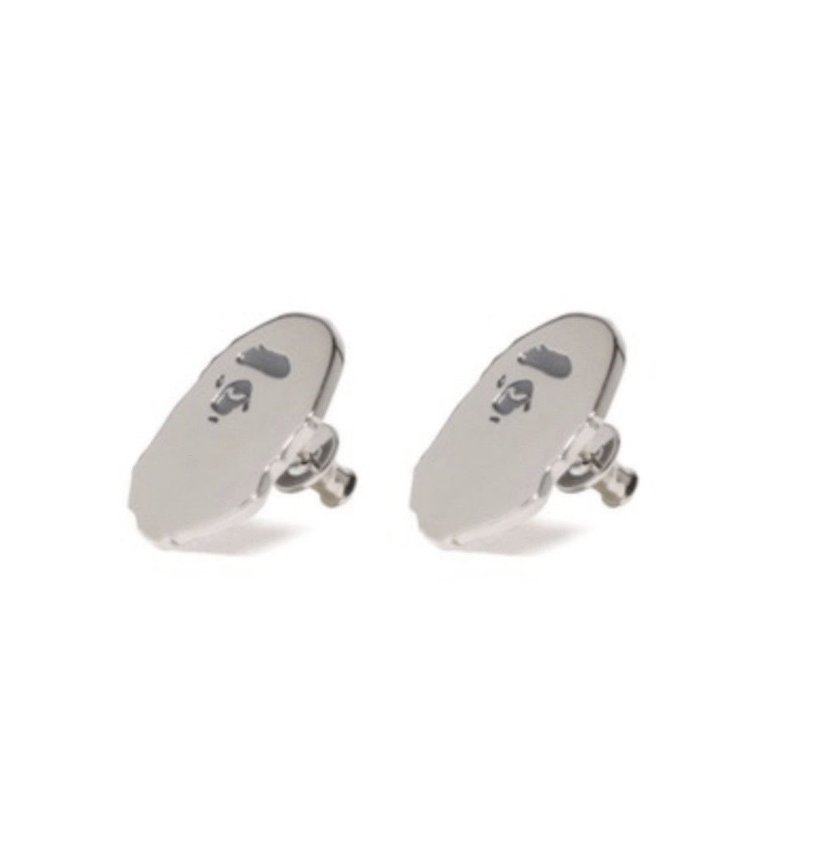 Bape Варе APE HEAD SILVER EARRINGS Size ONE SIZE - 2 Thumbnail