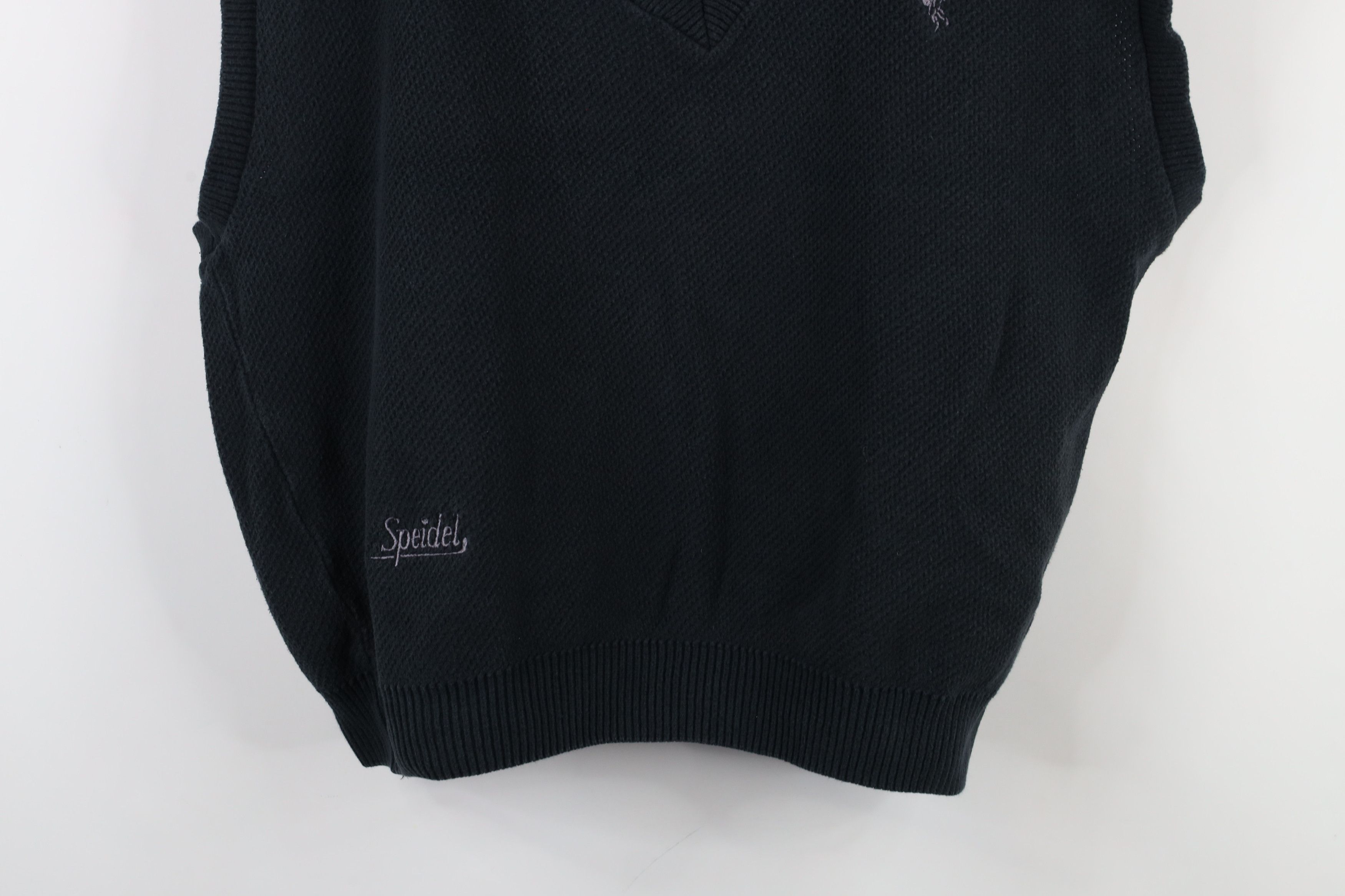 Vintage Vintage 90s Knit Speidel Country Club Golf Sweater Vest USA Size US XL / EU 56 / 4 - 3 Thumbnail