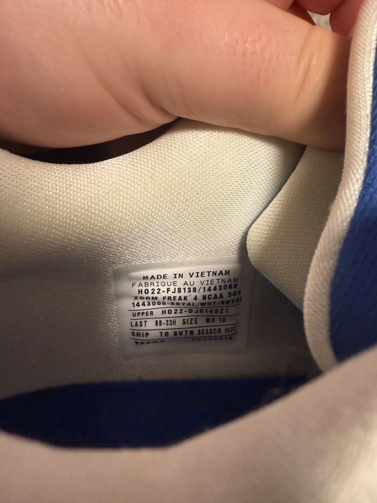 Nike Nike Giannis Freak Kentucky Sample Size US 10 / EU 43 - 5 Thumbnail