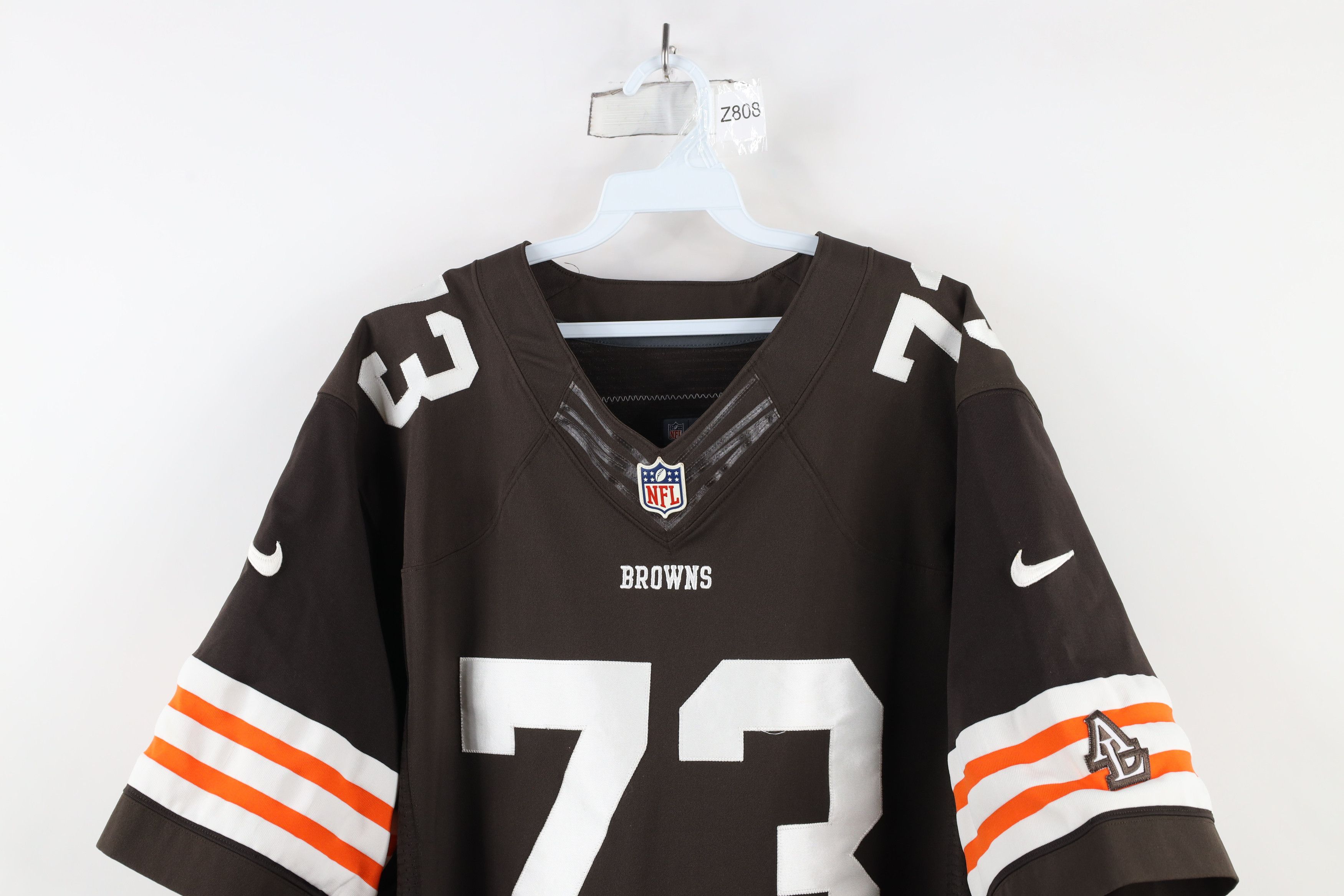 Nike × Vintage Nike On Field Cleveland Browns Football Jersey Brown #73 Size US XL / EU 56 / 4 - 2 Thumbnail