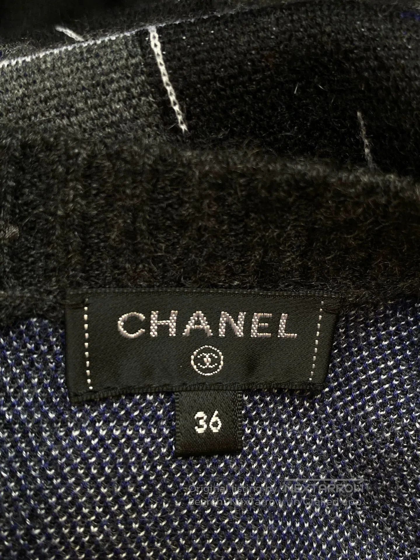 Chanel Chanel 2021 Gray Letter Sweater. Size US XS / EU 42 / 0 - 3 Thumbnail