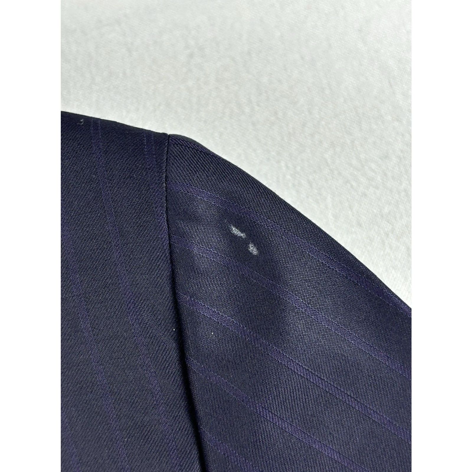 Ermenegildo Zegna Ermenegildo Zegna Sport Coat Mens 38 Blue Wool Regular Notch Lapel Four-Button Single-Breasted Jacket Coat Sports Button Up Size US XXS / EU 40 - 6 Thumbnail