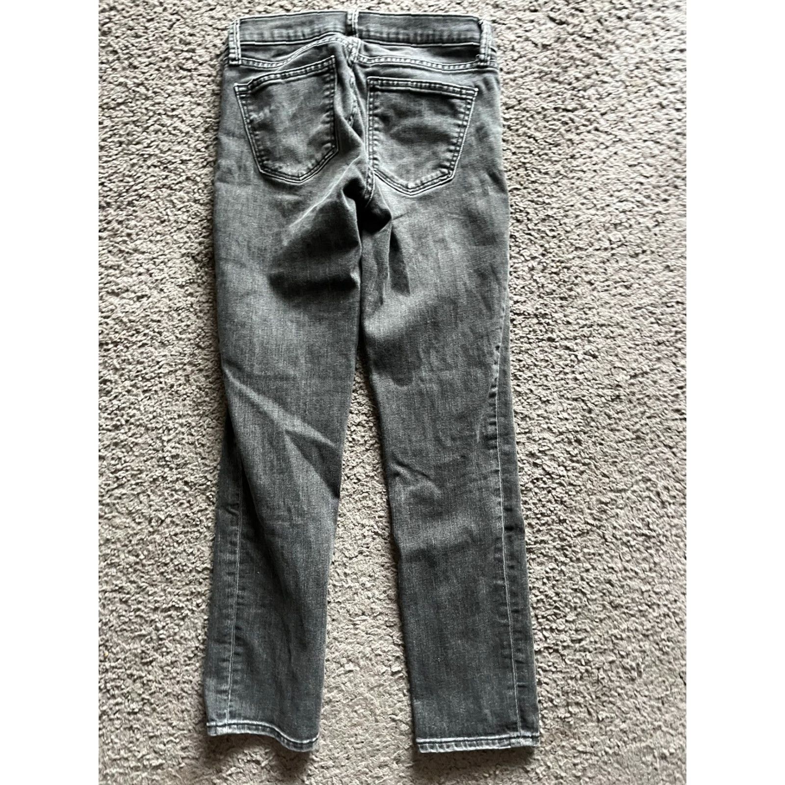 Gap Gap 1969 Always Skinny Jeans Women's Size 24 Gray 5-Pocket Denim Low Rise Slim Fit Adult Womens Size 42" / US 20 - 3 Thumbnail