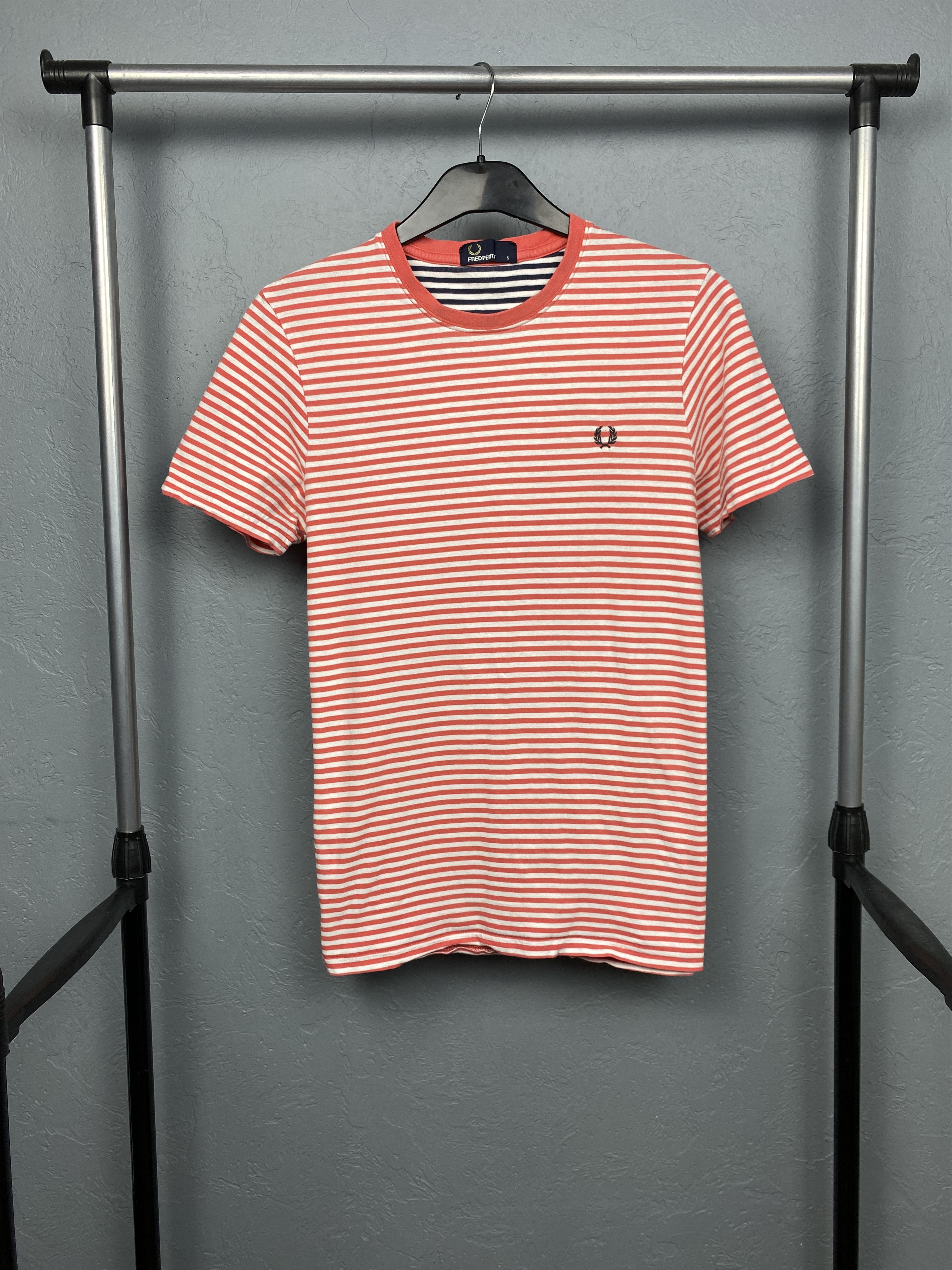 Fred Perry × Vintage Fred Perry Mens Crew Neck T-Shirt Tee Size US S / EU 44-46 / 1 - 1 Thumbnail