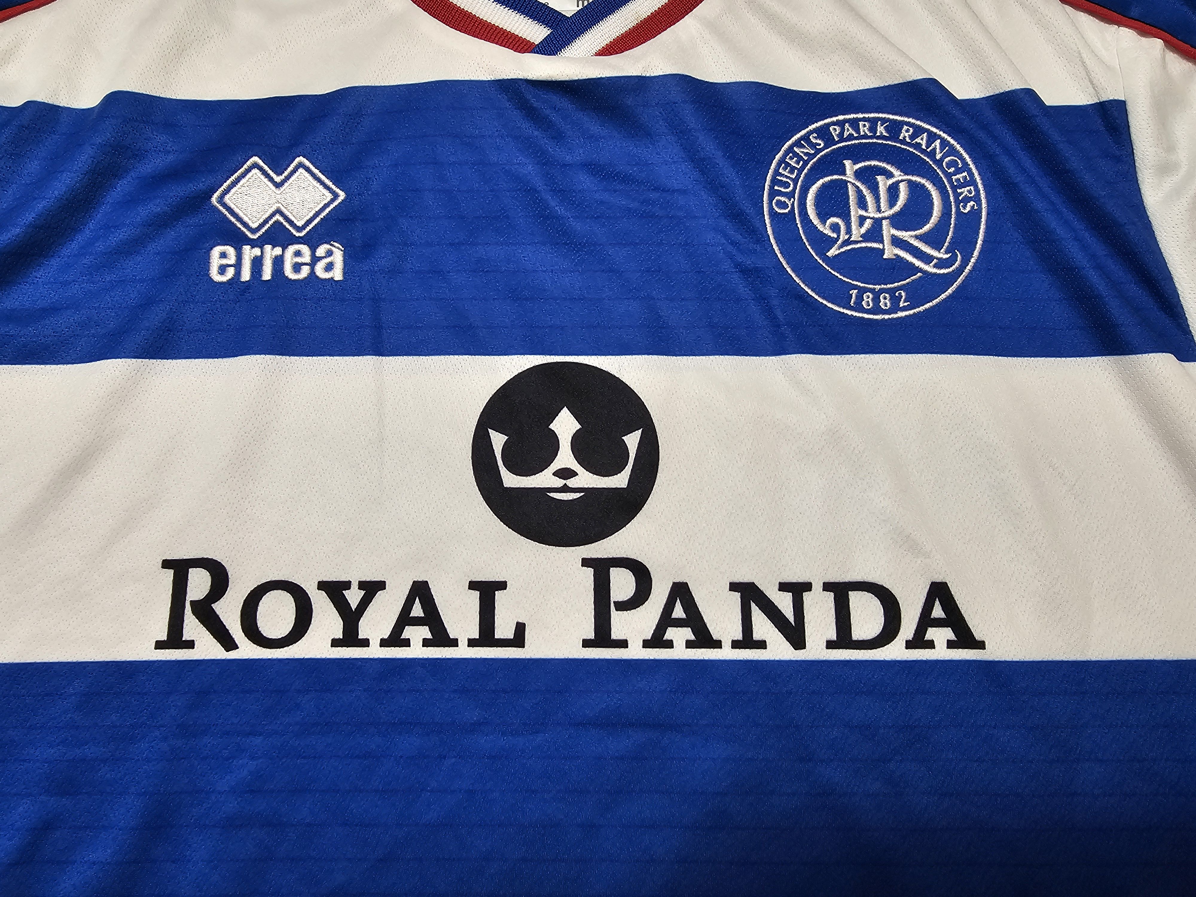 All Sport × Errea QUEENS PARK RANGERS 2017 2018 HOME FOOTBALL SOCCER JERSEY Size US M / EU 48-50 / 2 - 3 Thumbnail