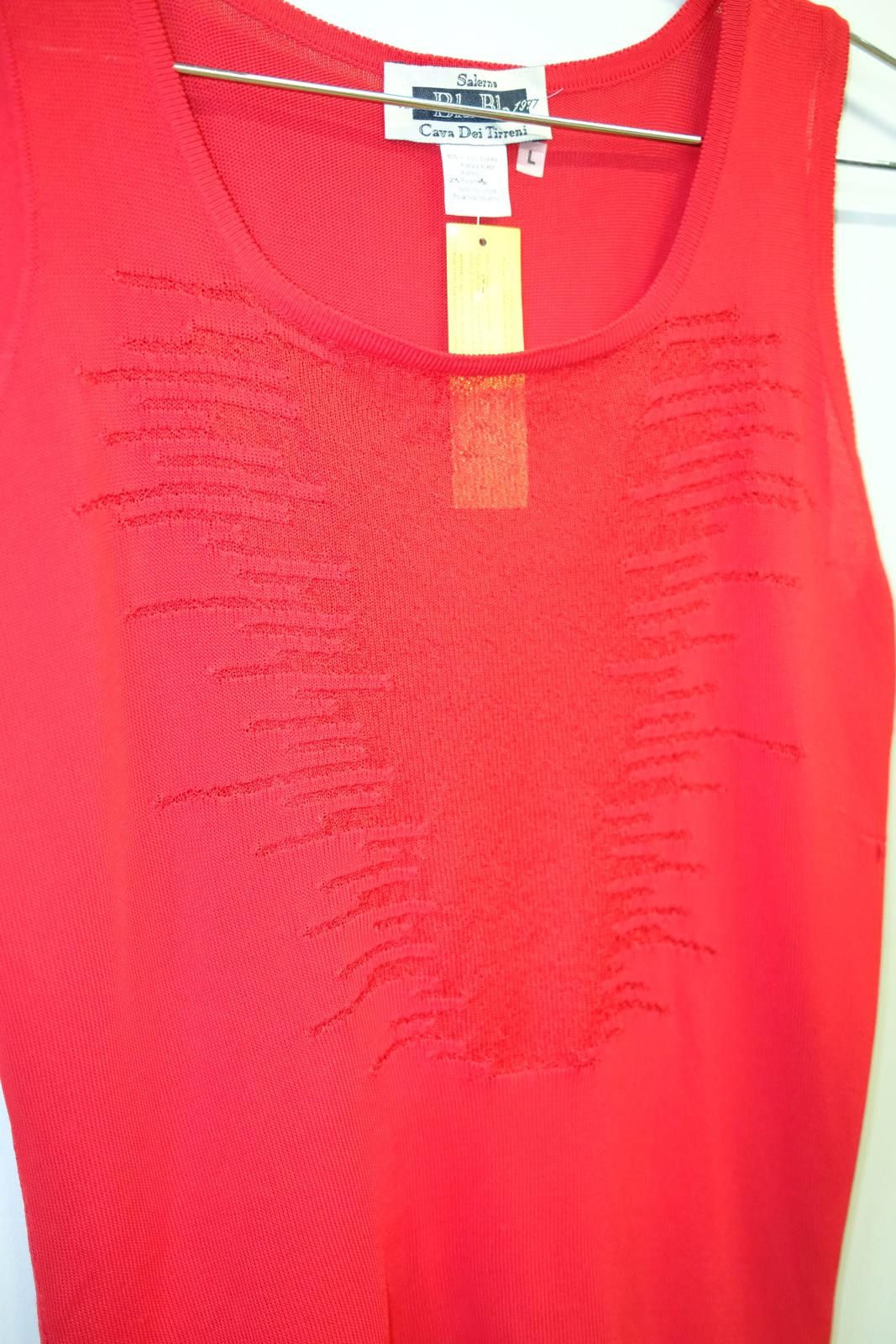 Other 00's Bla Bla Cava Tirreni Textured Sheer Knit Tank Top Size L / US 10 / IT 46 - 3 Thumbnail