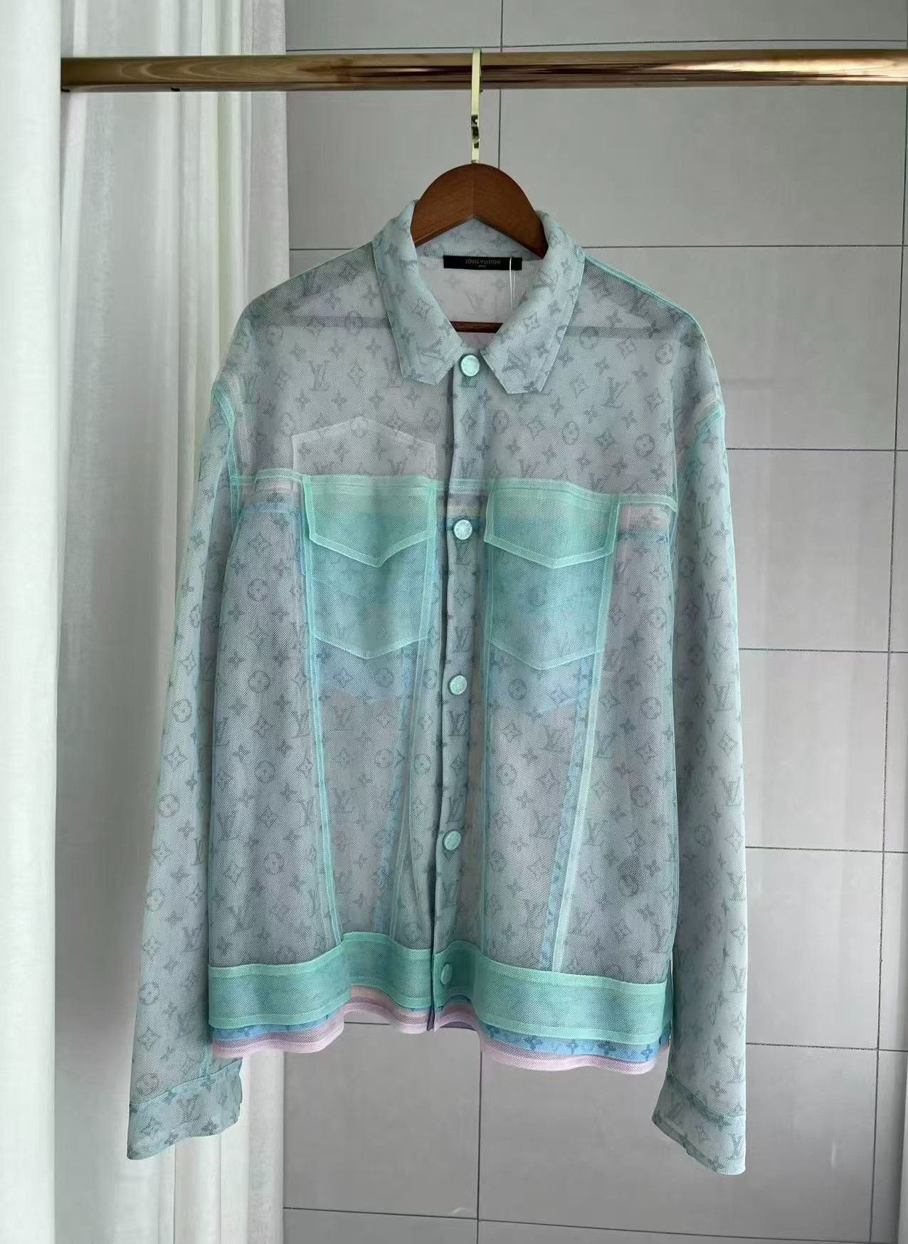 Louis Vuitton Louis Vuitton Logo Organza Colorblock Jacket Size US M / EU 48-50 / 2 - 1 Thumbnail