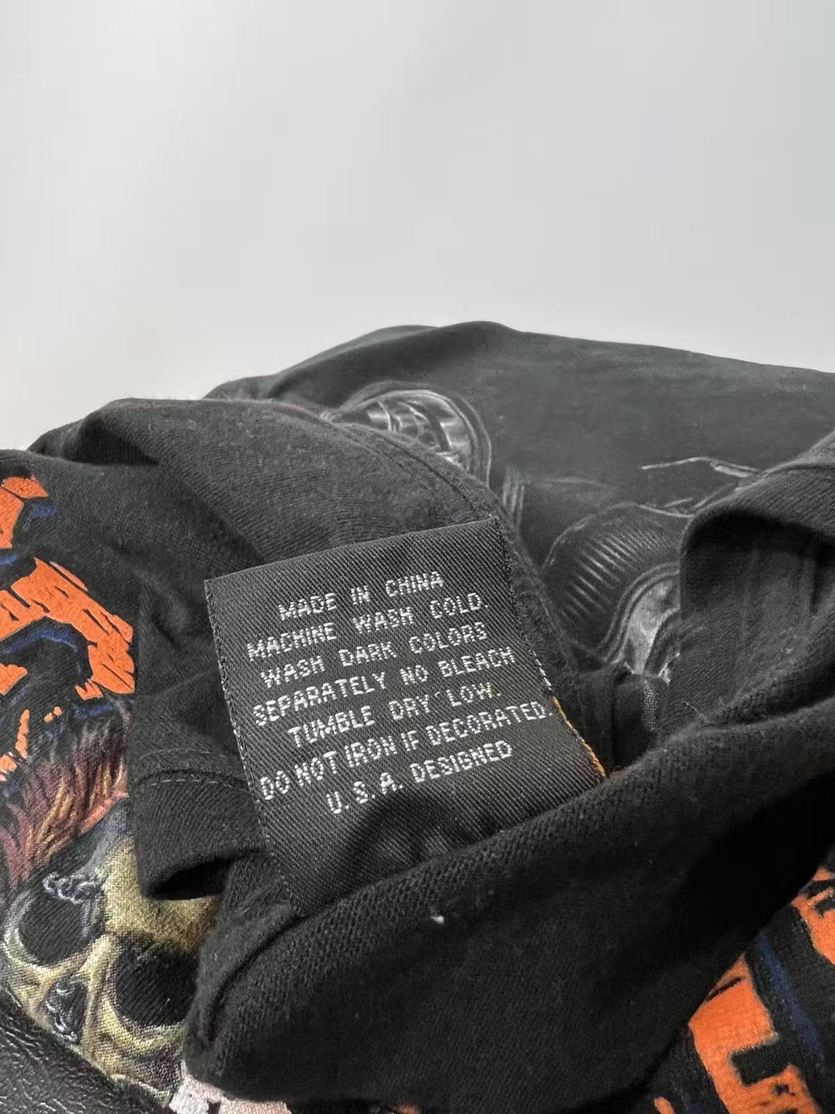 Band Tees × Vintage Vintage Hell time biker tee Size US L / EU 52-54 / 3 - 6 Thumbnail