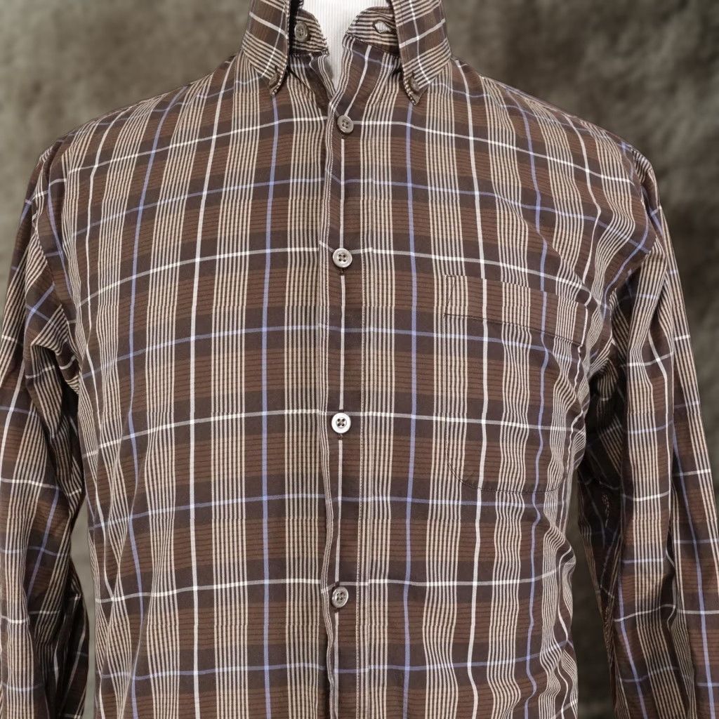 Cremieux Daniel Cremieux Shirt Mens Large Brown Plaid Button-Down Long Sleeve Cotton Shirt Mens Large Brown Plaid Button-Down Cotton Size US L / EU 52-54 / 3 - 1 Thumbnail
