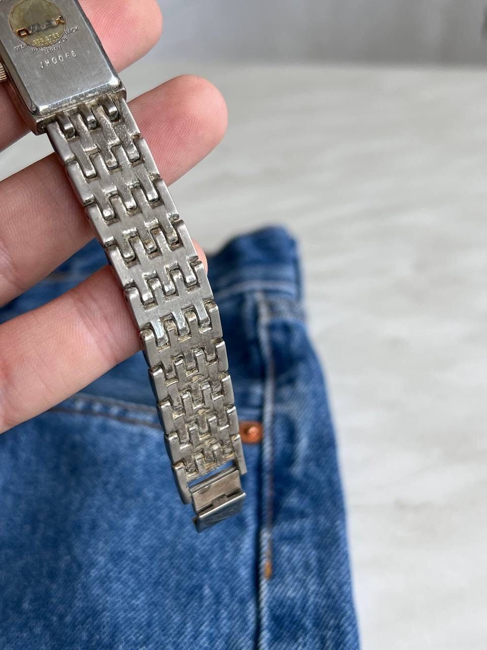 Vintage Vintage Steel Link Quartz Watch Japan Omax Metal Y2K Retro Size ONE SIZE - 6 Thumbnail
