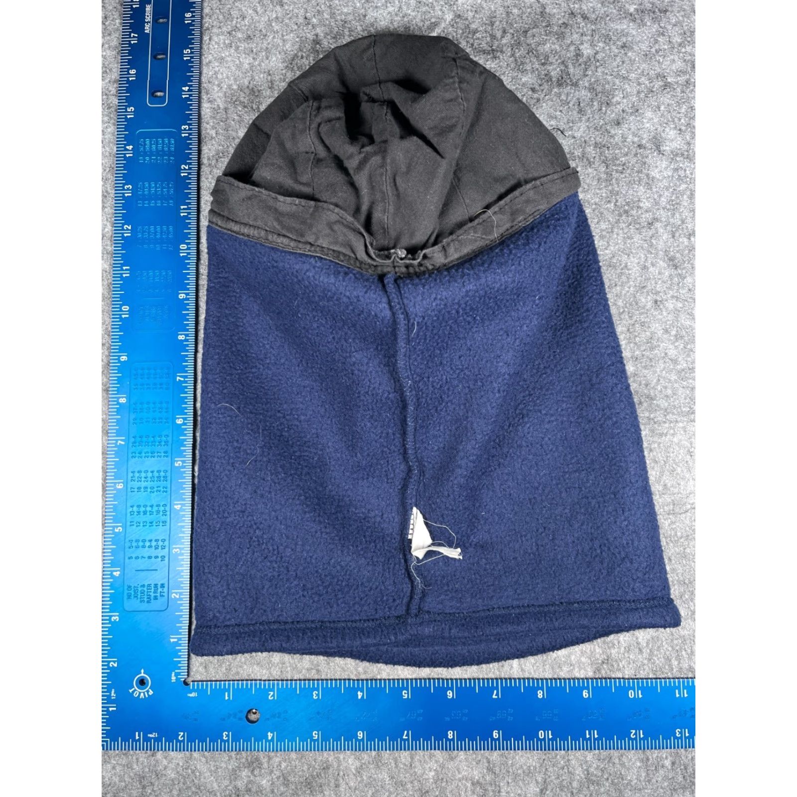 Vintage Ski Mask Beanie Adult One Size Blue Knit Polyester Fleece Camp Snow Ski Snowboard Hat/Cap Mens Size US M / EU 48-50 / 2 - 7 Thumbnail